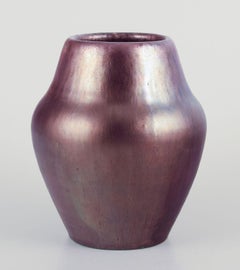 Søren Kongstrand (1872-1951) Danish ceramicist. Unique vase with lustre glaze.