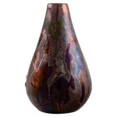 Søren Kongstrand, Denmark, Vase in Glazed Stoneware, 1920s