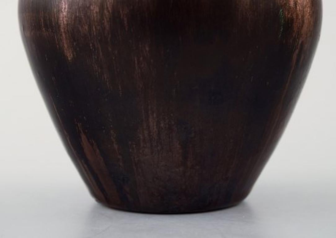 Danish Søren Kongstrand '1872-1951' Denmark Vase in Luster Glaze