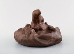 Søren Kongstrand, Denmark, Bowl with Polar Bear in Luster Glaze