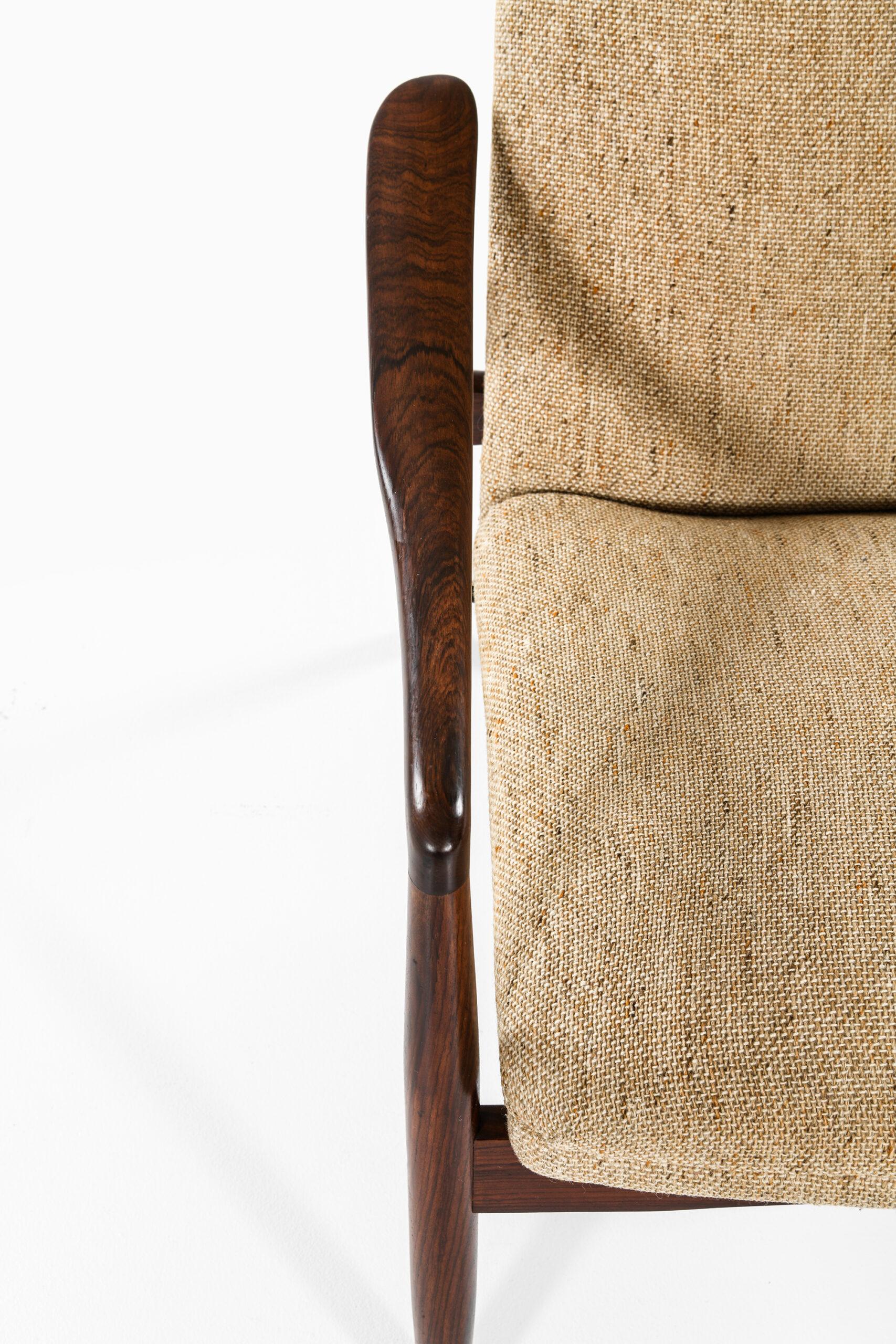 Danish Søren Ladefoged Lounge Chair Model 72 Produced by Søren Ladefoged & Søn
