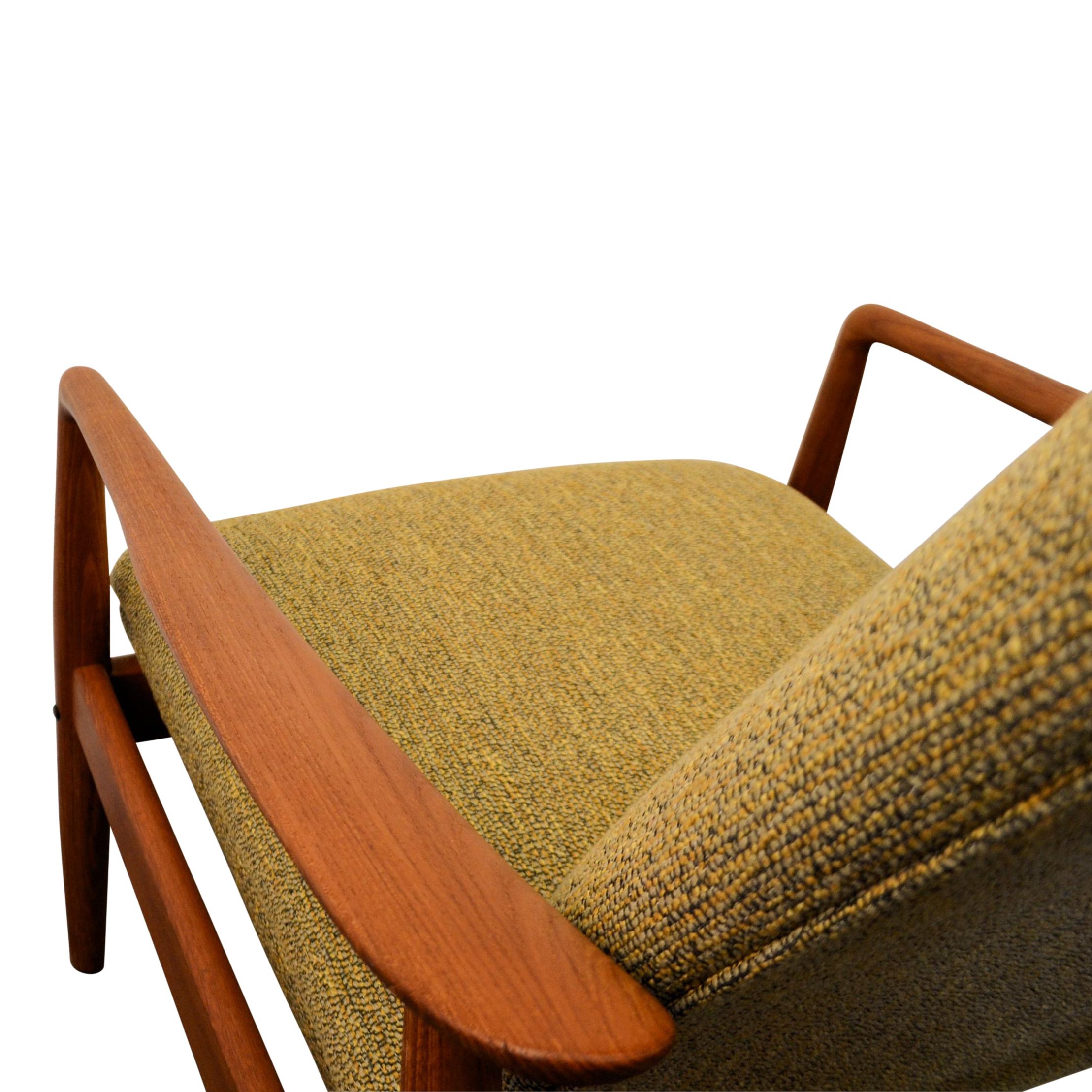 Søren Ladefoged Teak Lounge Chair and Matching Ottoman 3