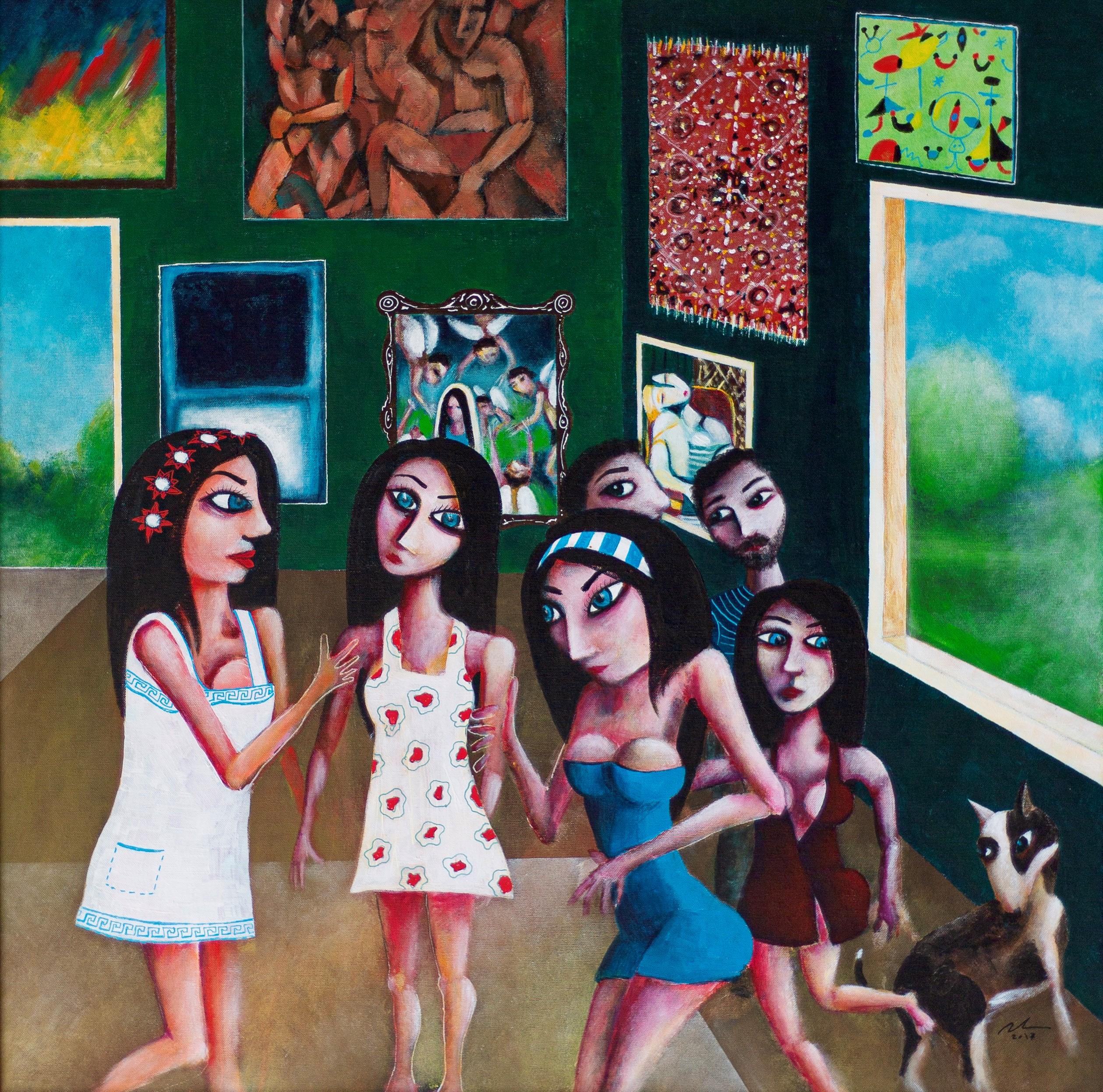As Meninas - Painting by Sérgio Remondes