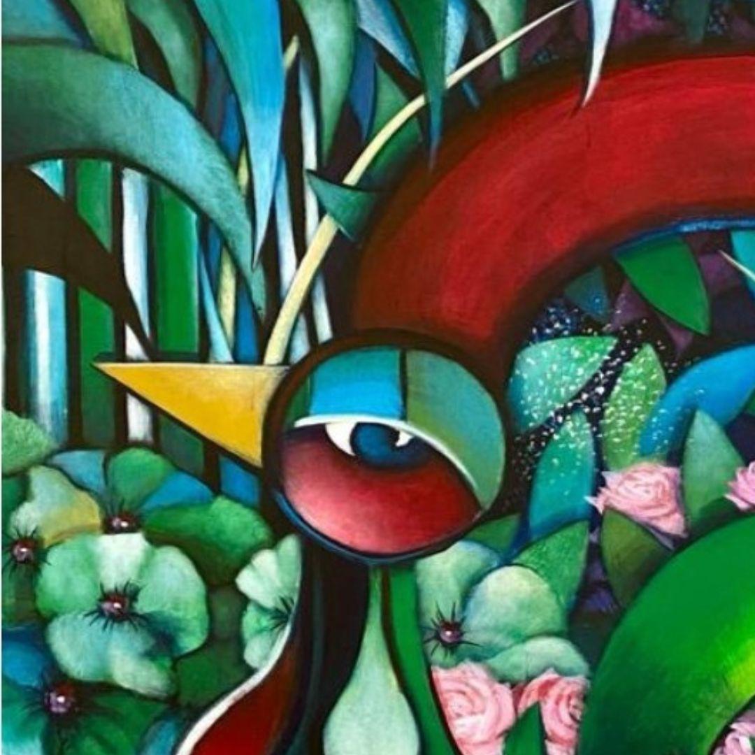 Fado Tropical - Contemporary Painting by Sérgio Remondes