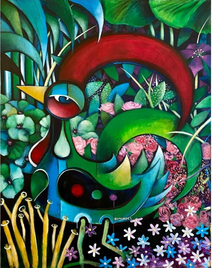 Fado Tropical - Painting by Sérgio Remondes
