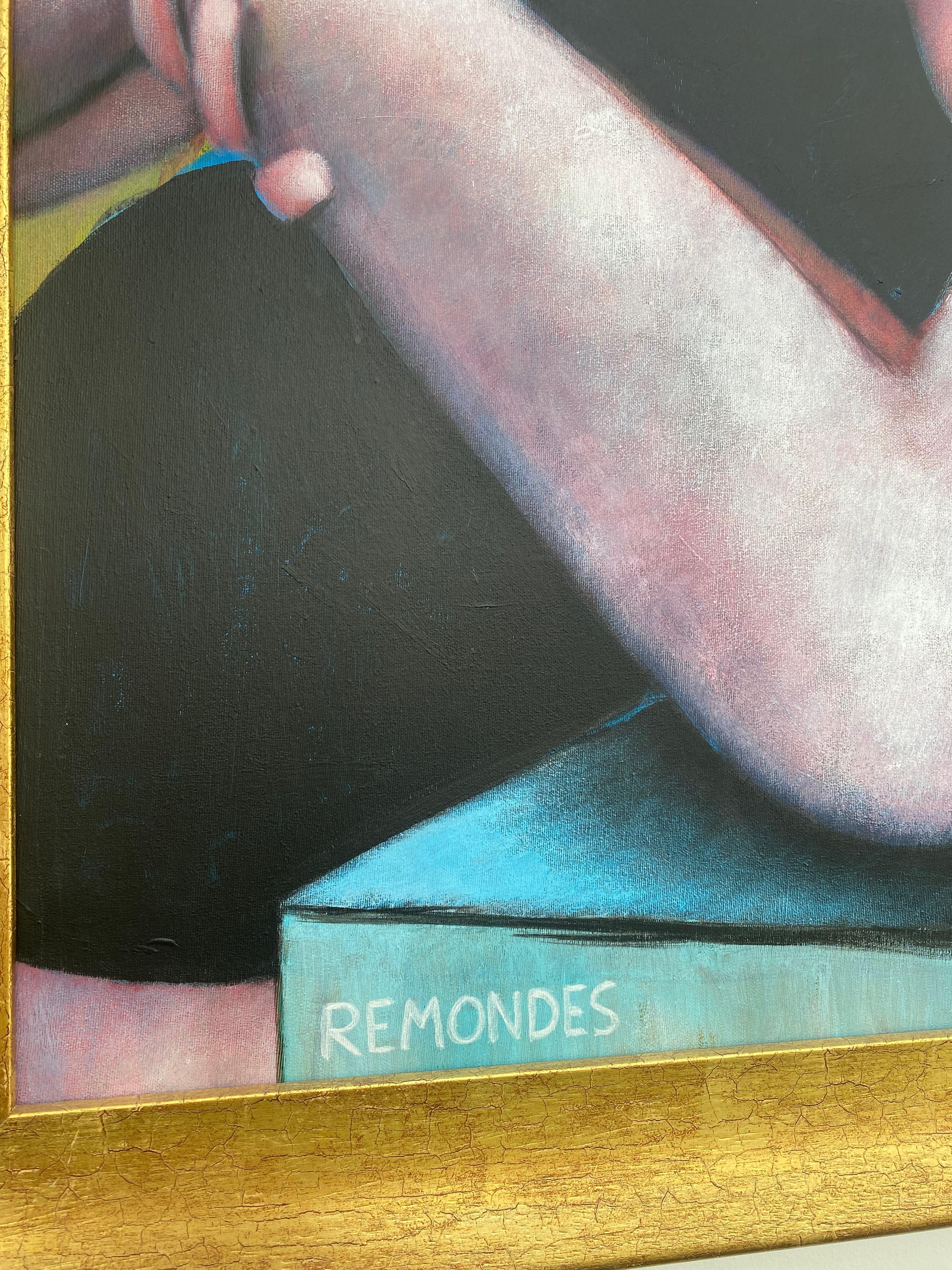 Les Premières Funérailles - Contemporary Painting by Sérgio Remondes