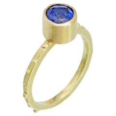 Sri Lanka Sapphire 18K Gold Ring
