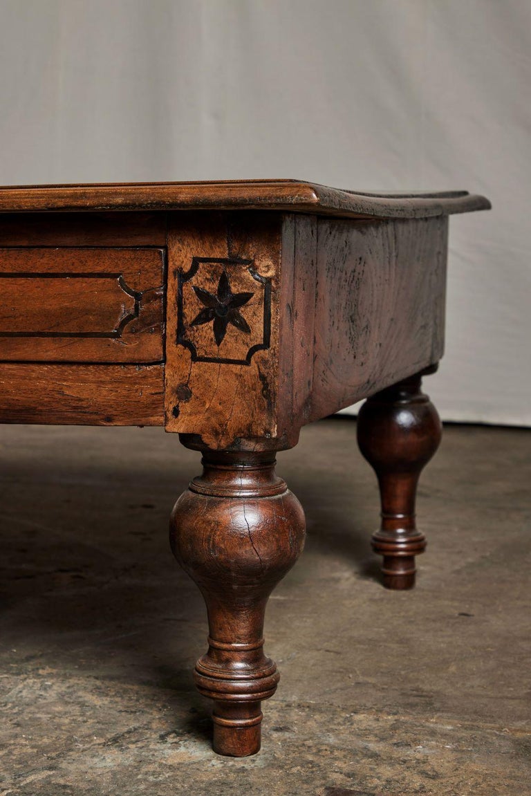 Sri Lankan Coffee Table with Drawers For Sale at 1stDibs