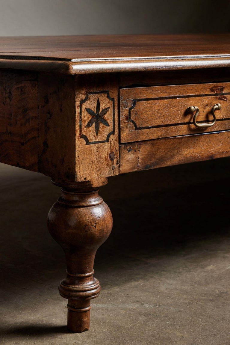Sri Lankan Coffee Table with Drawers For Sale at 1stDibs