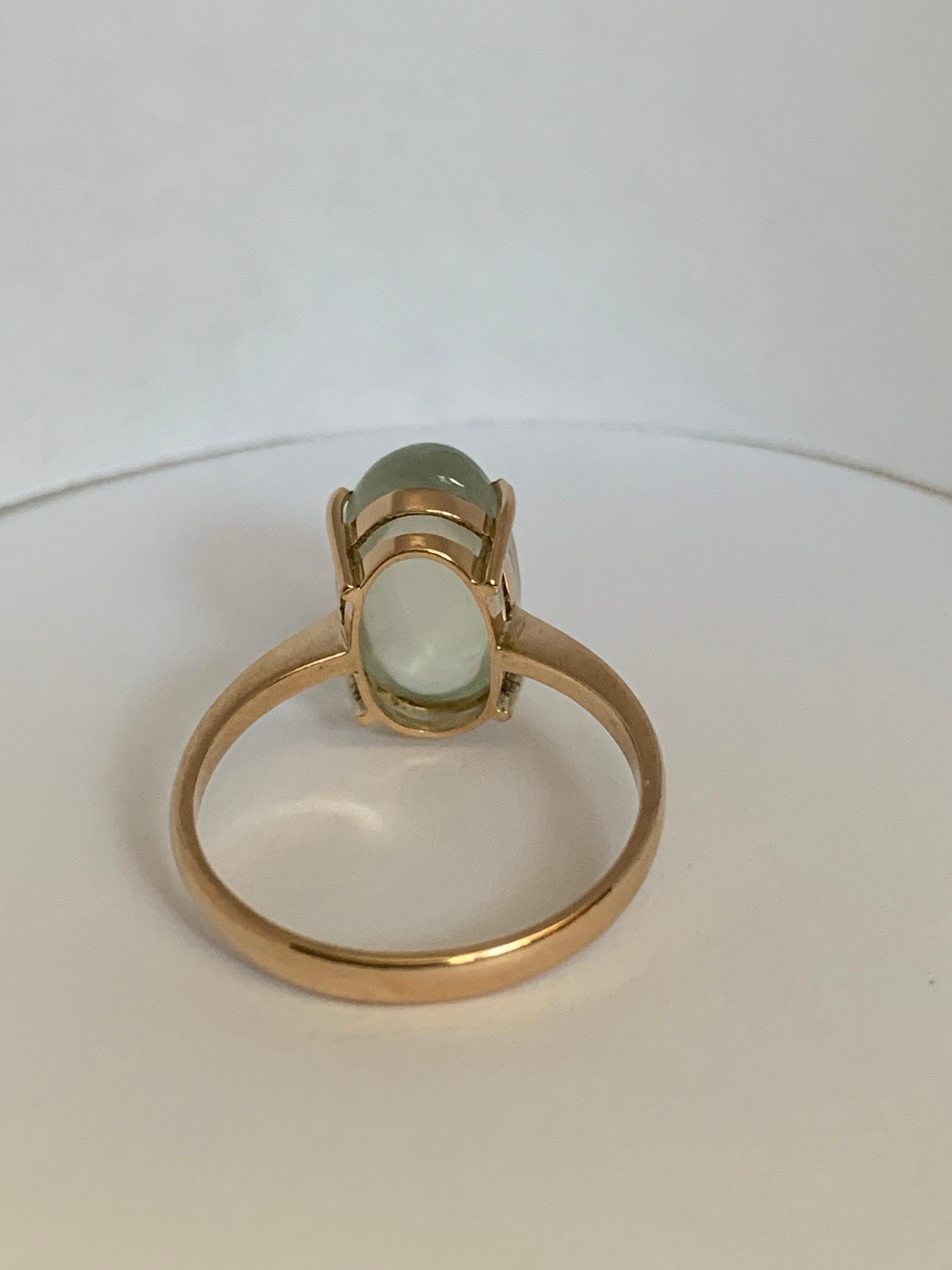 Sri Lanka Mondstein Gelbgold Ring 2