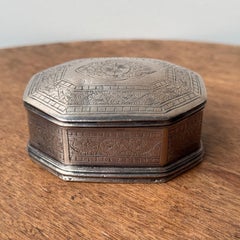 Sri Lankan silver tobacco box, early 20th century