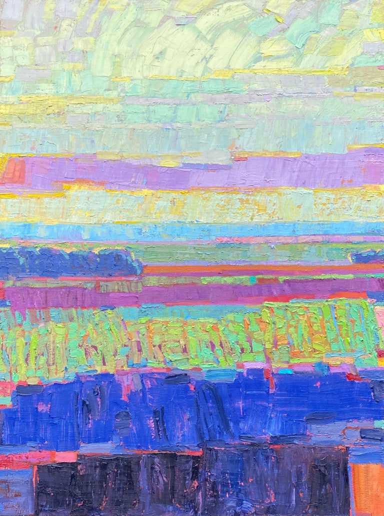 Srinivas Kathoju New Begining Series2, Abstract Oil Painting For