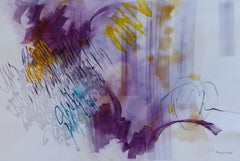 Writings II - Abstract Original Acrylic Painting on Paper