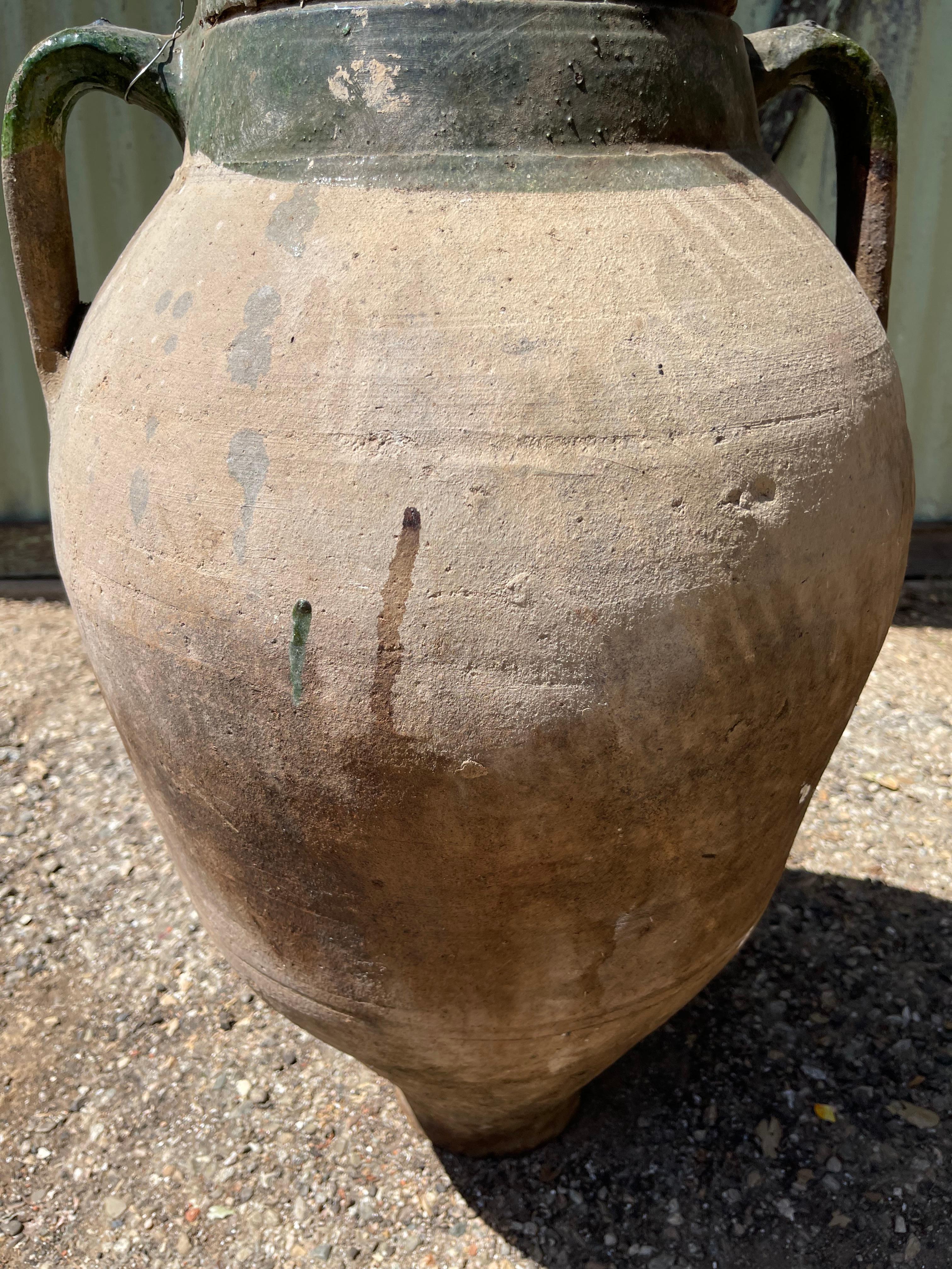 20th Century Sırlı Küp (Turkish Glazed Jar - Large) For Sale