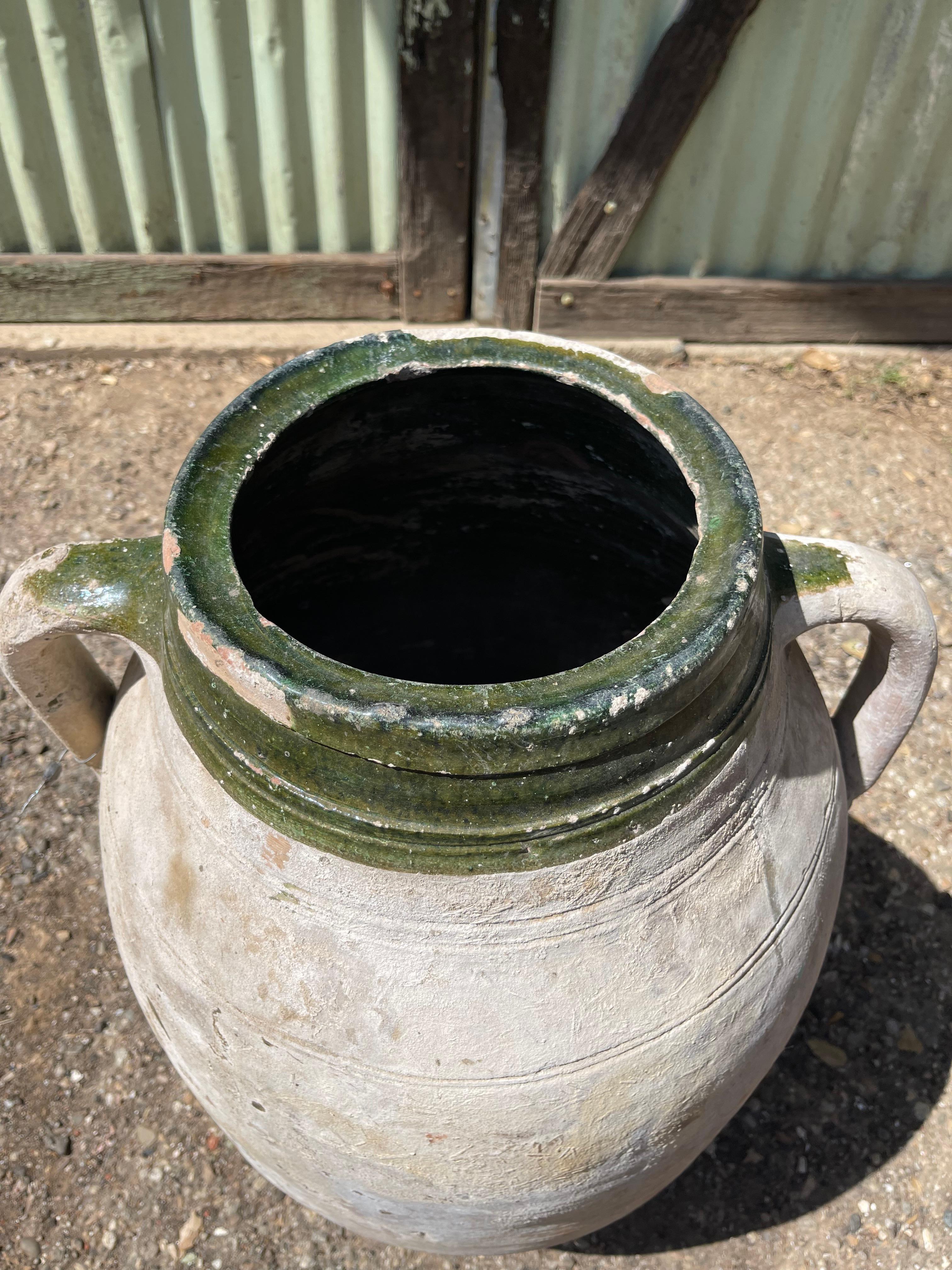 20th Century Sırlı Küp (Turkish Glazed Jar - Large) For Sale