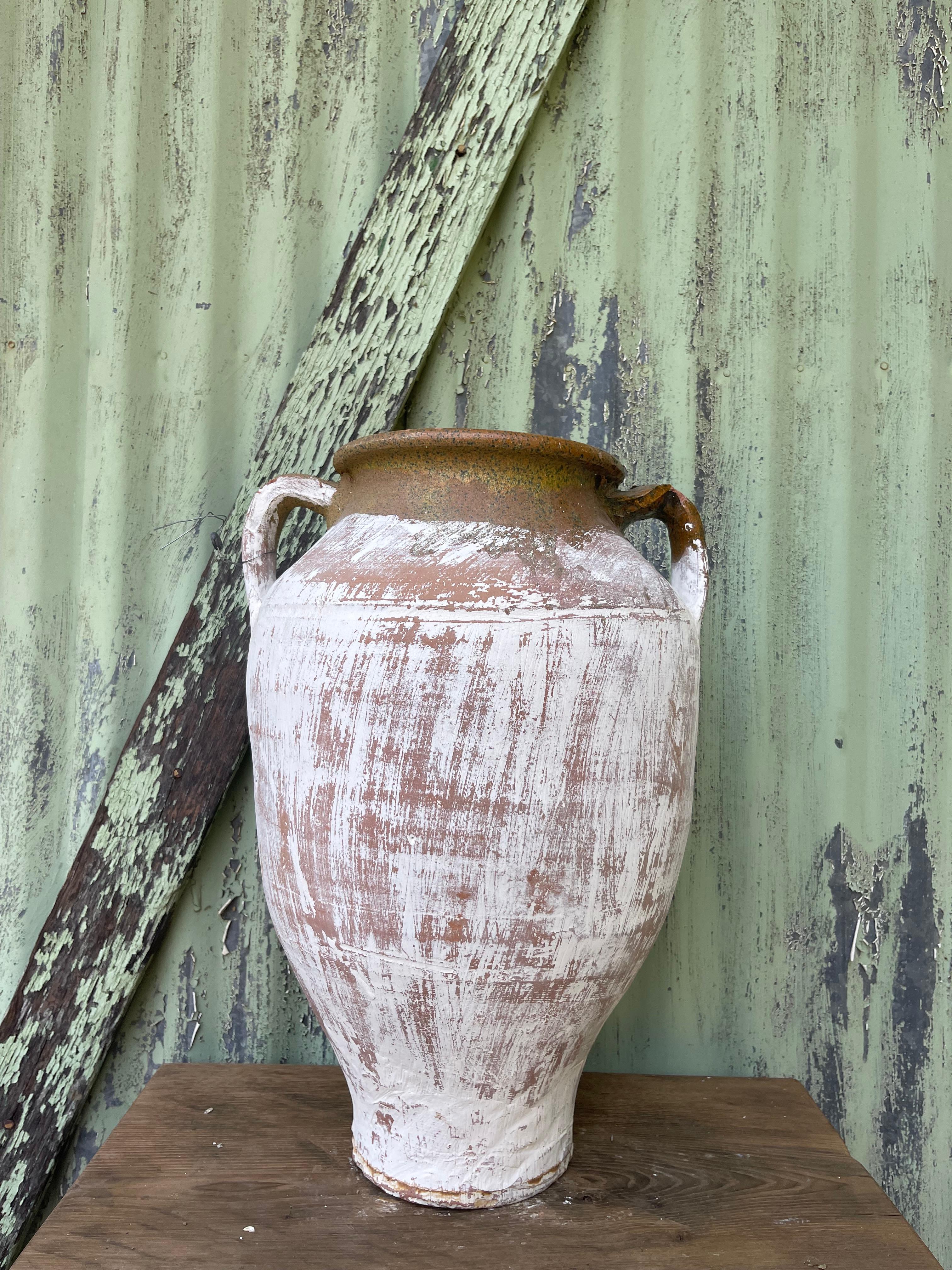 Hand-Crafted Sırlı Küp (Turkish Glazed Jar - Medium) For Sale