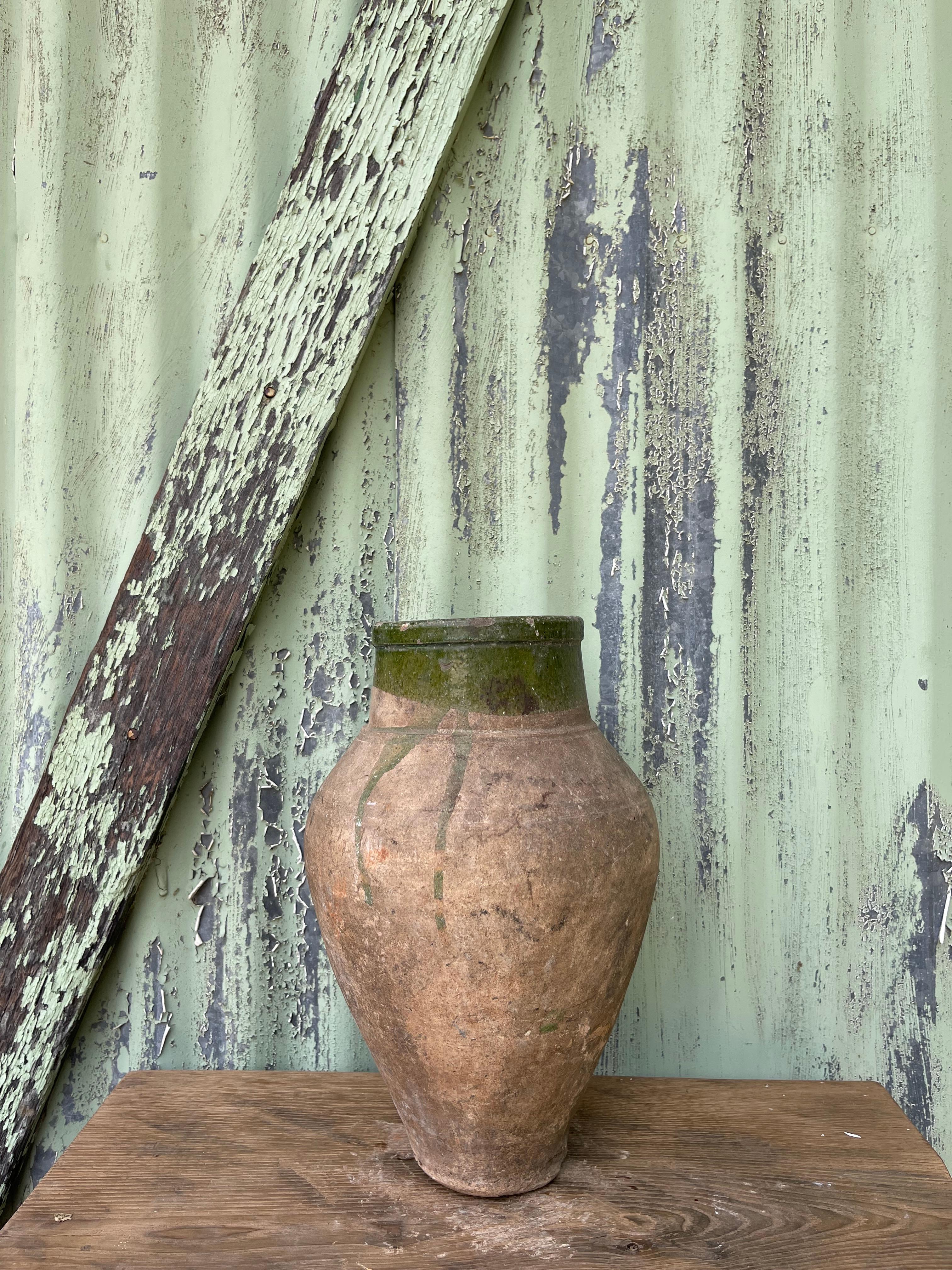 Sırlı Küp (Turkish Glazed Jar - Small) In Good Condition For Sale In Ojai, US