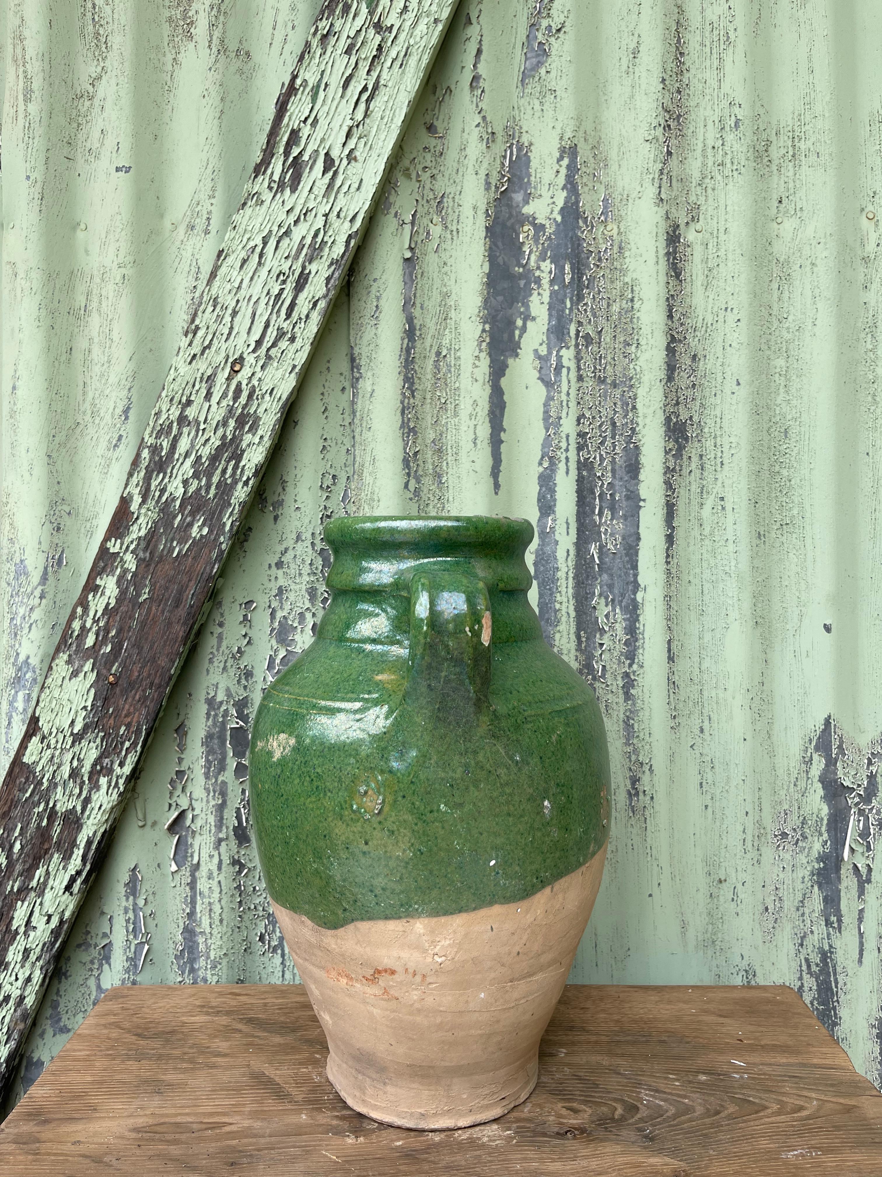 Sırlı Küp (Turkish Glazed Jar - Small) In Good Condition For Sale In Ojai, US