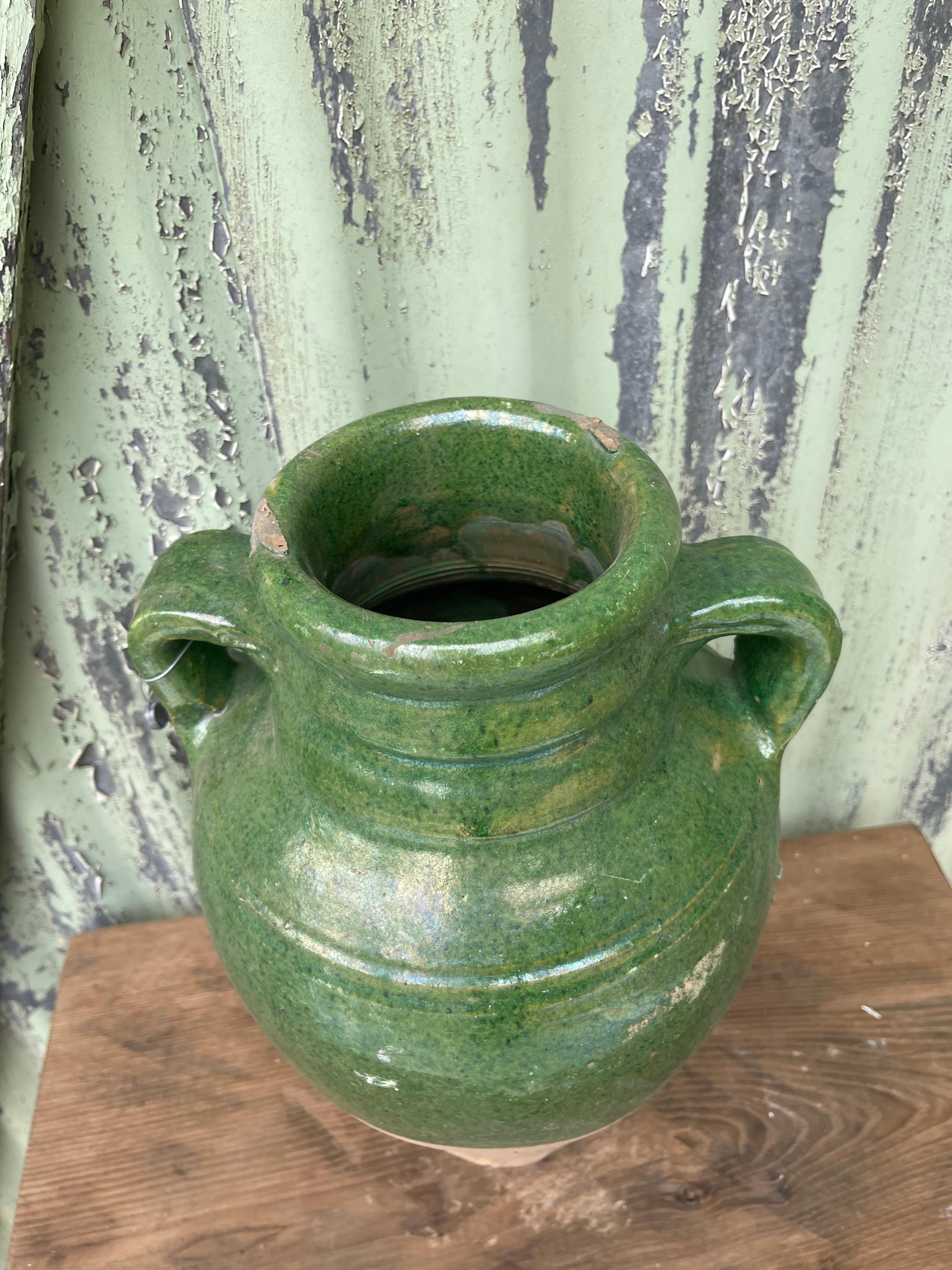 20th Century Sırlı Küp (Turkish Glazed Jar - Small) For Sale