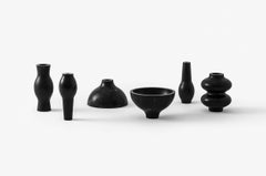 S.R.O Rito Black Marble Vessel #6 'Small' by EWE Studio