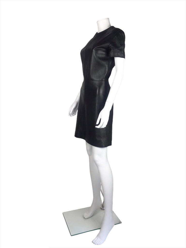 SS 1996 Gianni Versace Leather Dress Small size shot by Richard Avedon ...