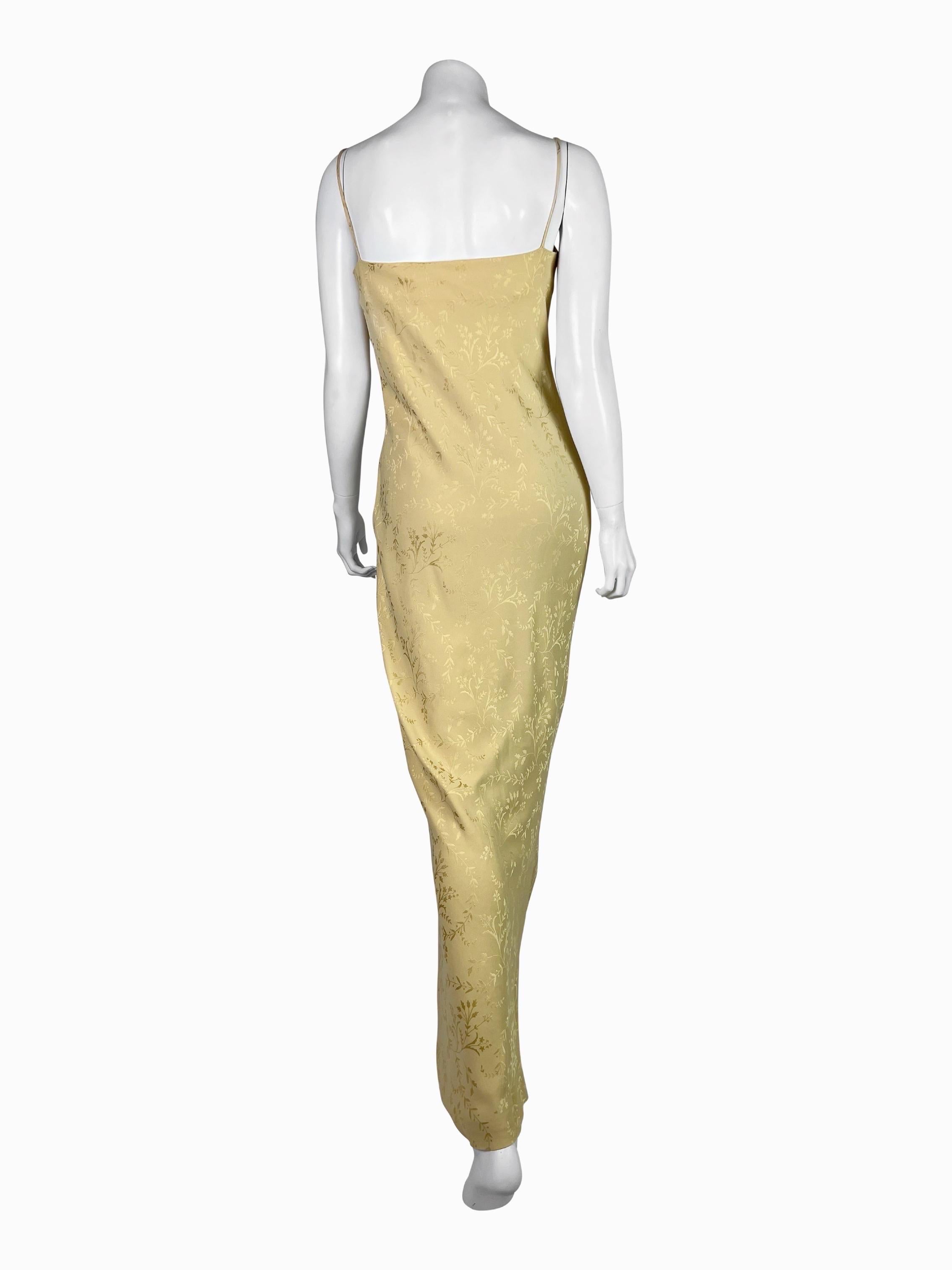 SS 1998 Dior by John Galliano Jacquard Gown In Excellent Condition For Sale In Prague, CZ