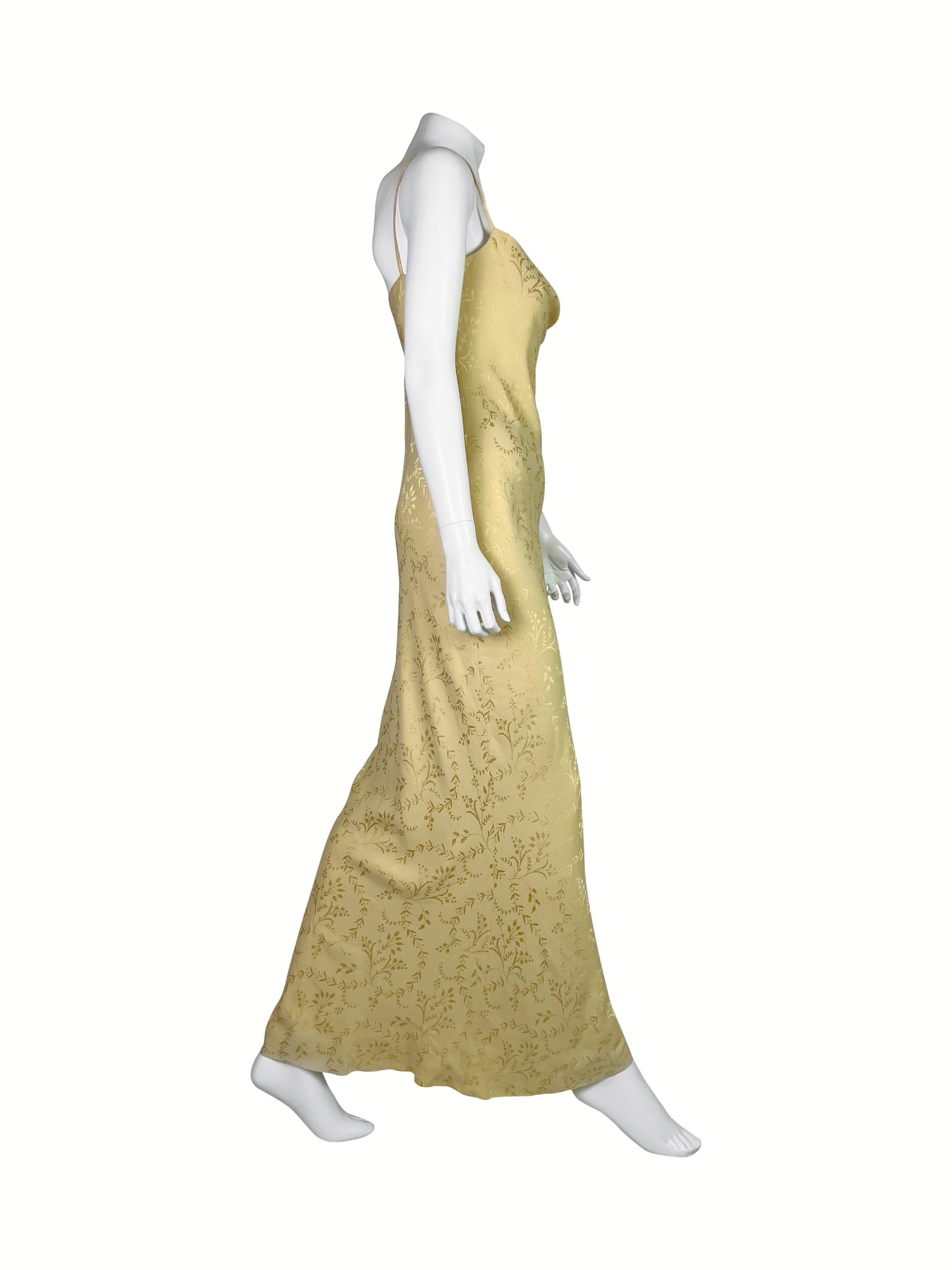 Women's SS 1998 Dior by John Galliano Jacquard Gown For Sale