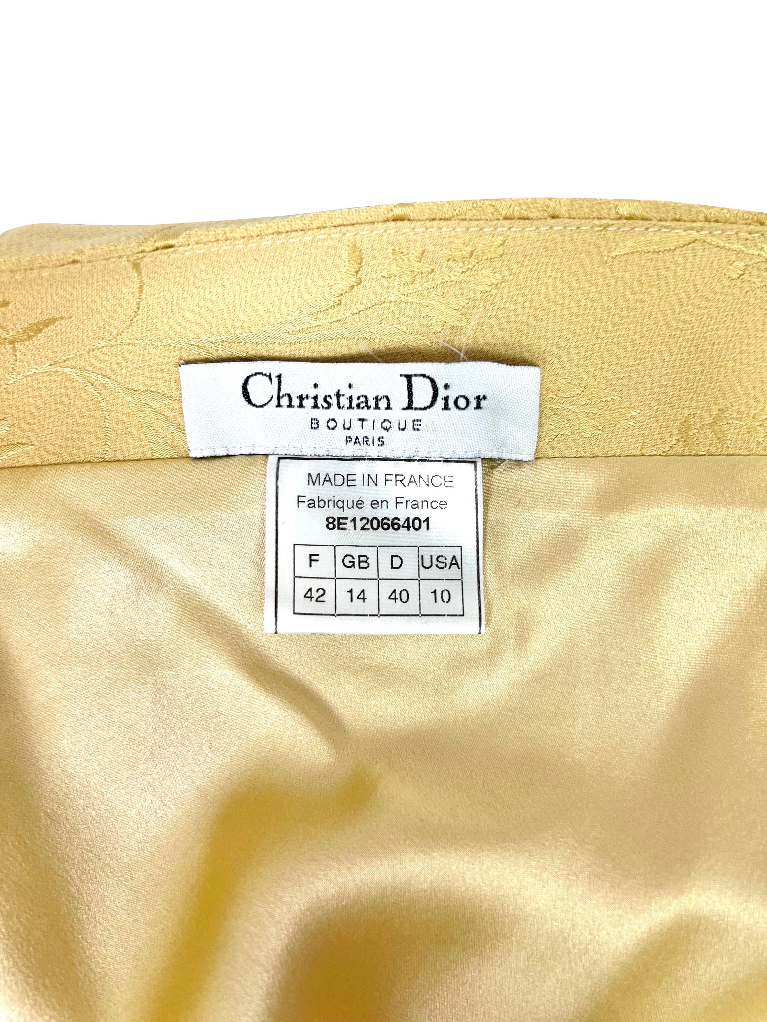Robe en jacquard Dior by John Galliano, printemps-été 1998 en vente 1