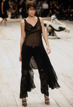 SS 1999 Alexander McQueen Lace Trousers