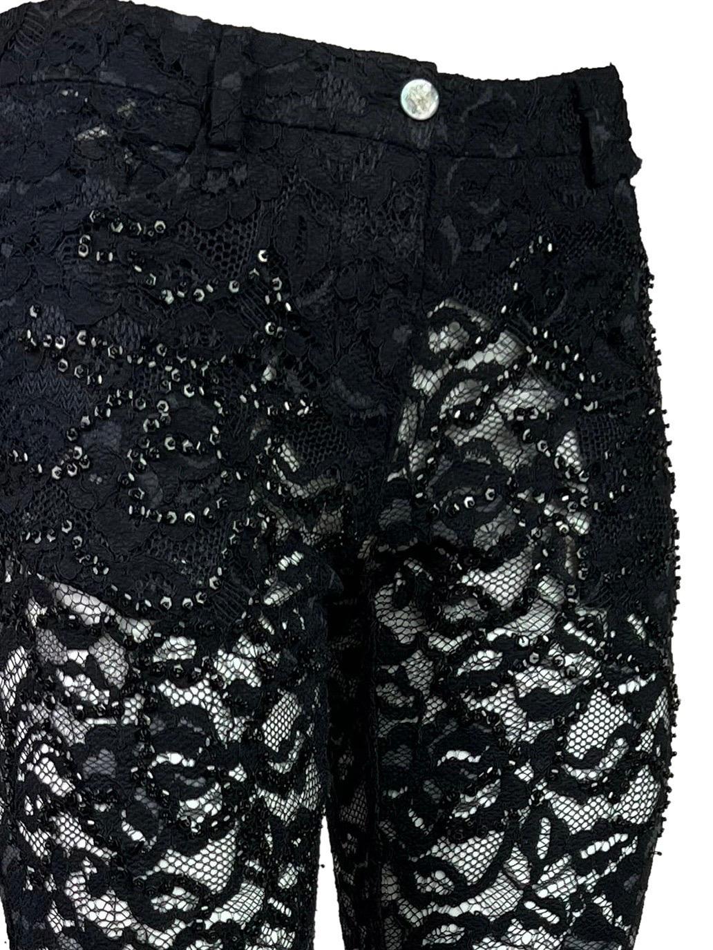 SS 1999 Alexander McQueen Lace Trousers 1