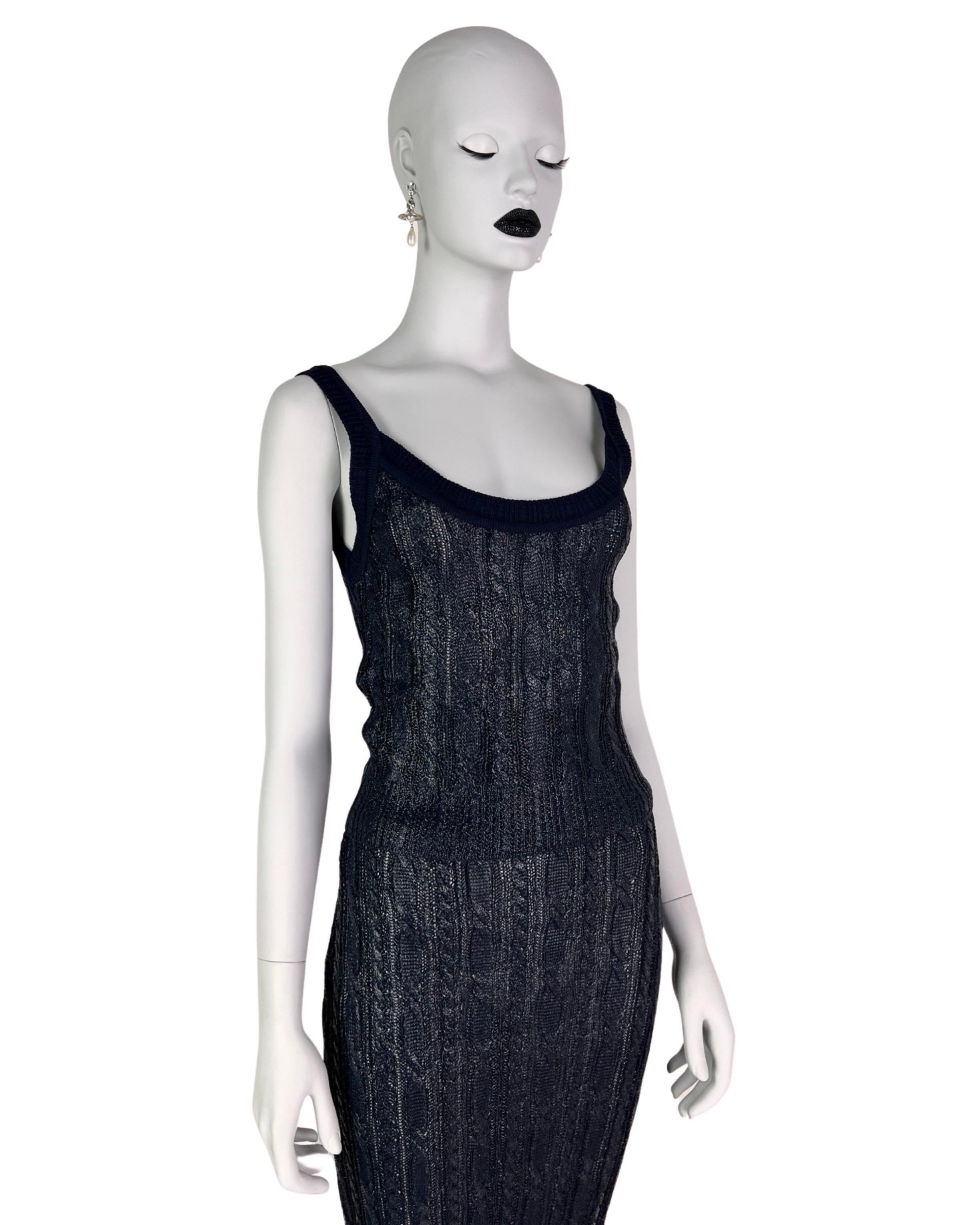 SS 1999 Dior by John Galliano RTW Rubber Knit 3-pieces ensemble For Sale 6