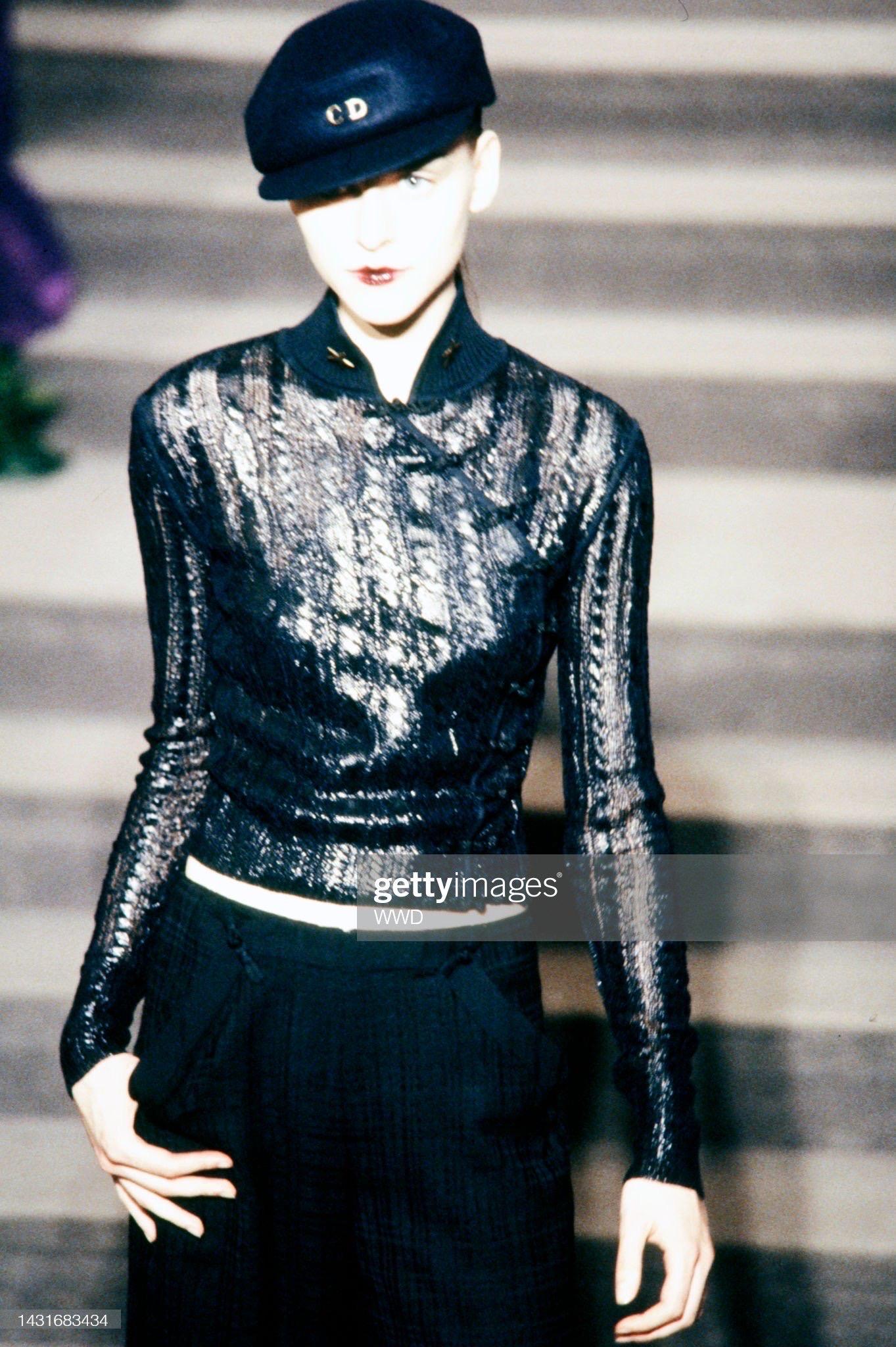 SS 1999 Dior by John Galliano RTW Rubber Knit 3-pieces ensemble en vente 8