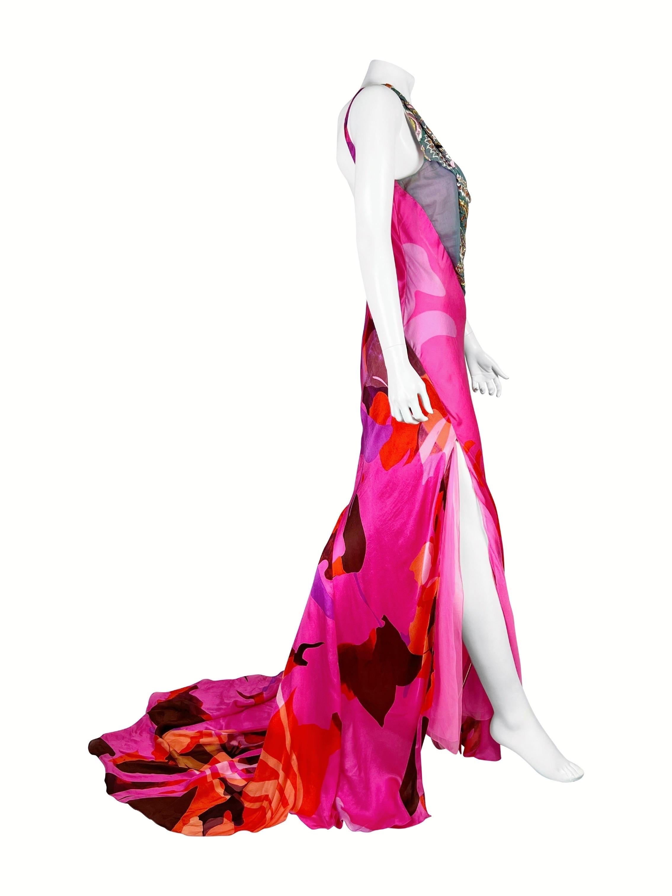 Women's SS 2003 Christian Lacroix RTW Silk Gown For Sale