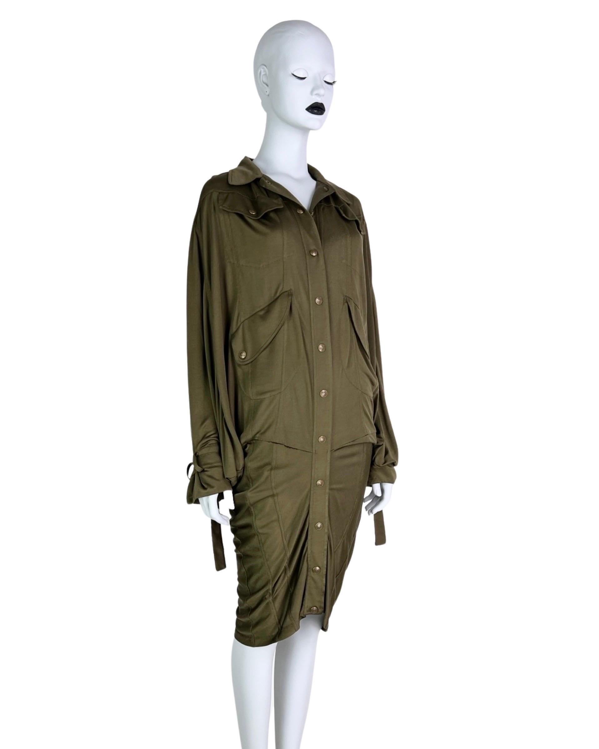 Noir Robe en soie Dior by John Galliano RTW, printemps-été 2003 en vente