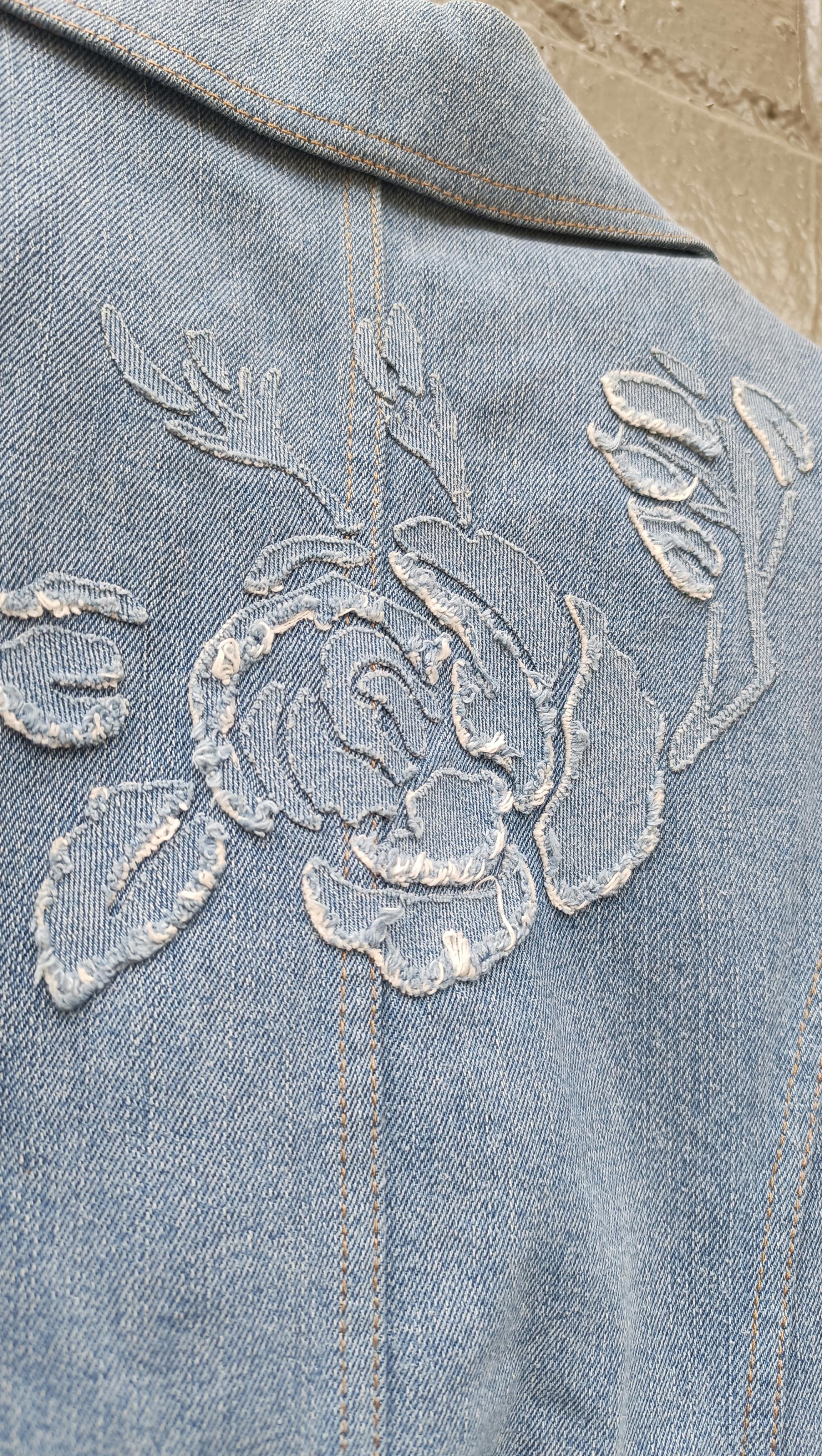 SS 2005 Christian Dior & Galliano denim jacket SZ 42 FR US 10 46 IT For Sale 11