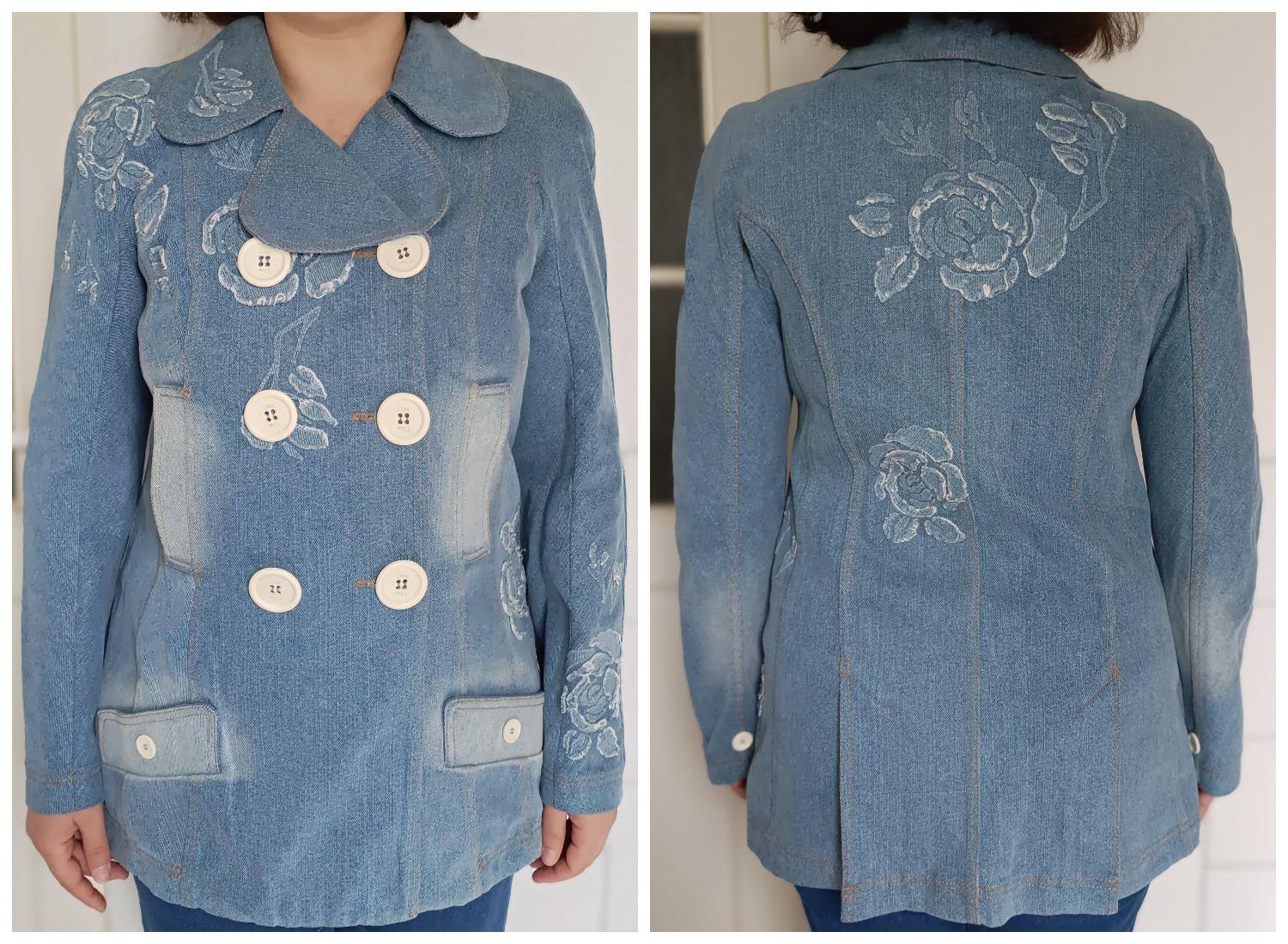 SS 2005 Christian Dior & Galliano denim jacket SZ 42 FR US 10 46 IT For Sale 15