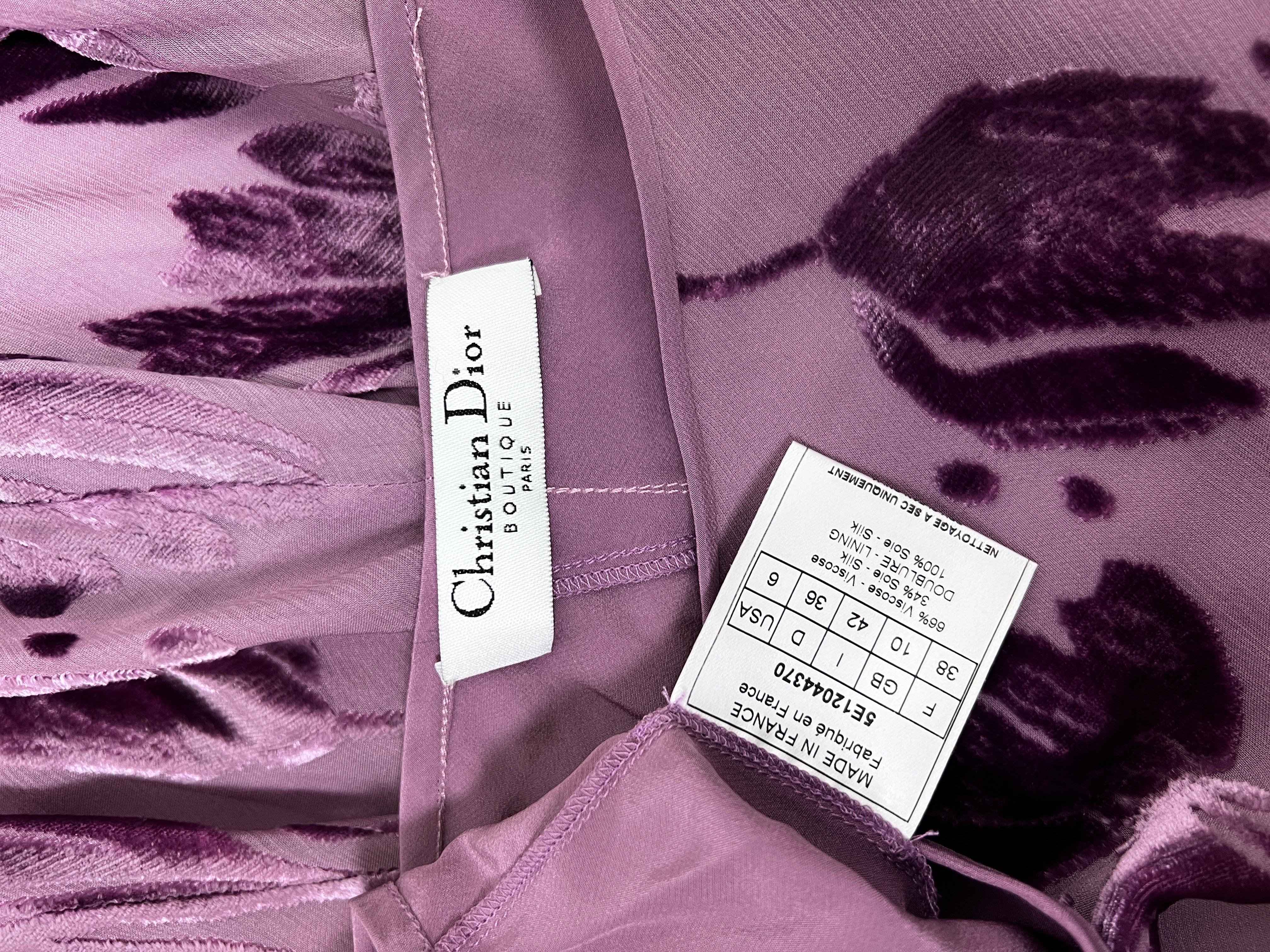 SS 2005 Dior by John Galliano Silk Pants 2
