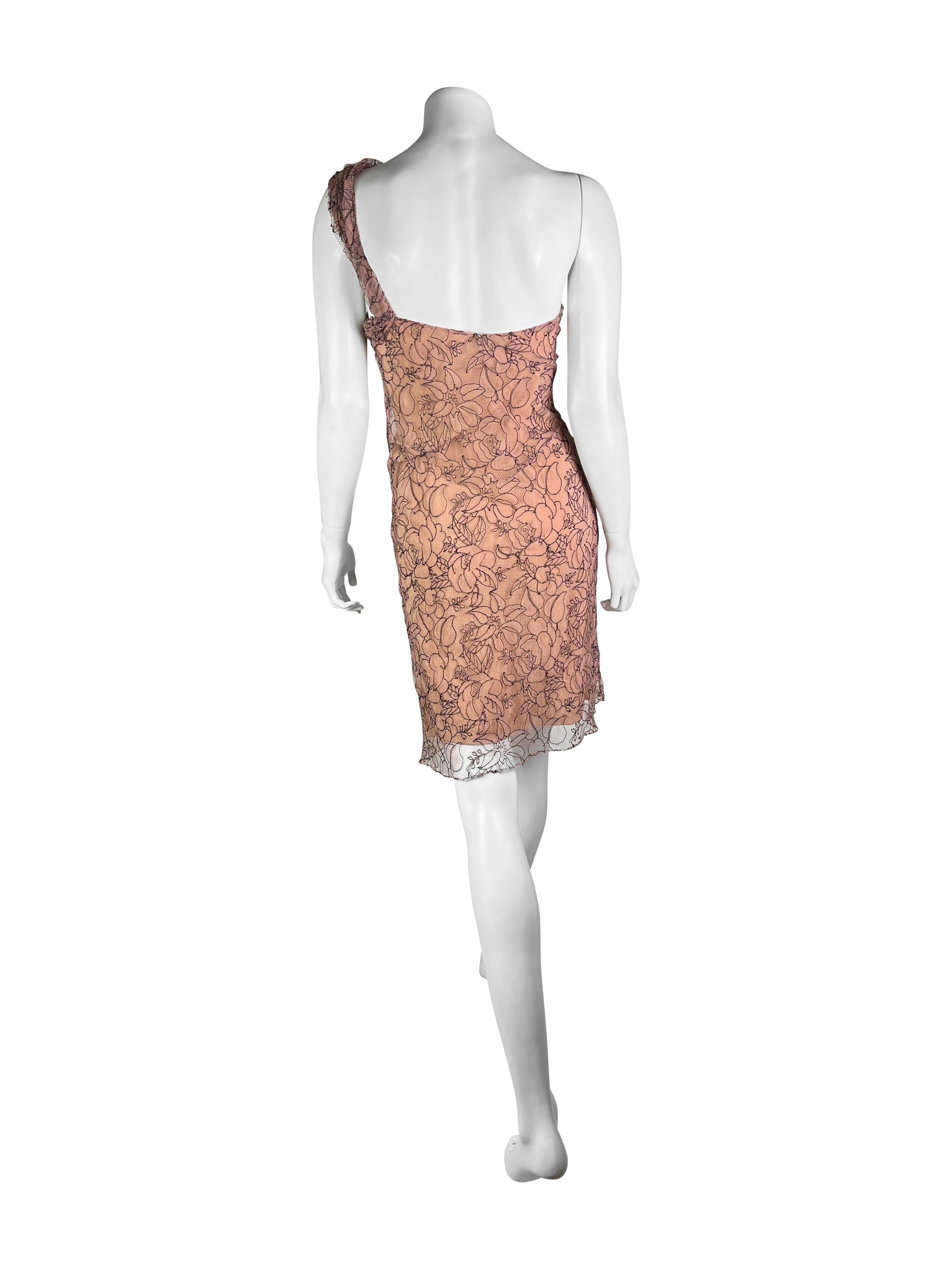 Women's SS 2006 Dior by John Galliano Lace Mini Dress For Sale