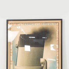 SS. COTE D'AZUR 1931 Chemin de Fer du Nord Travel Poster Litho by Adolphe Mouron