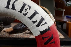 SS Lord Kelvin Vintage Life Ring Buoy