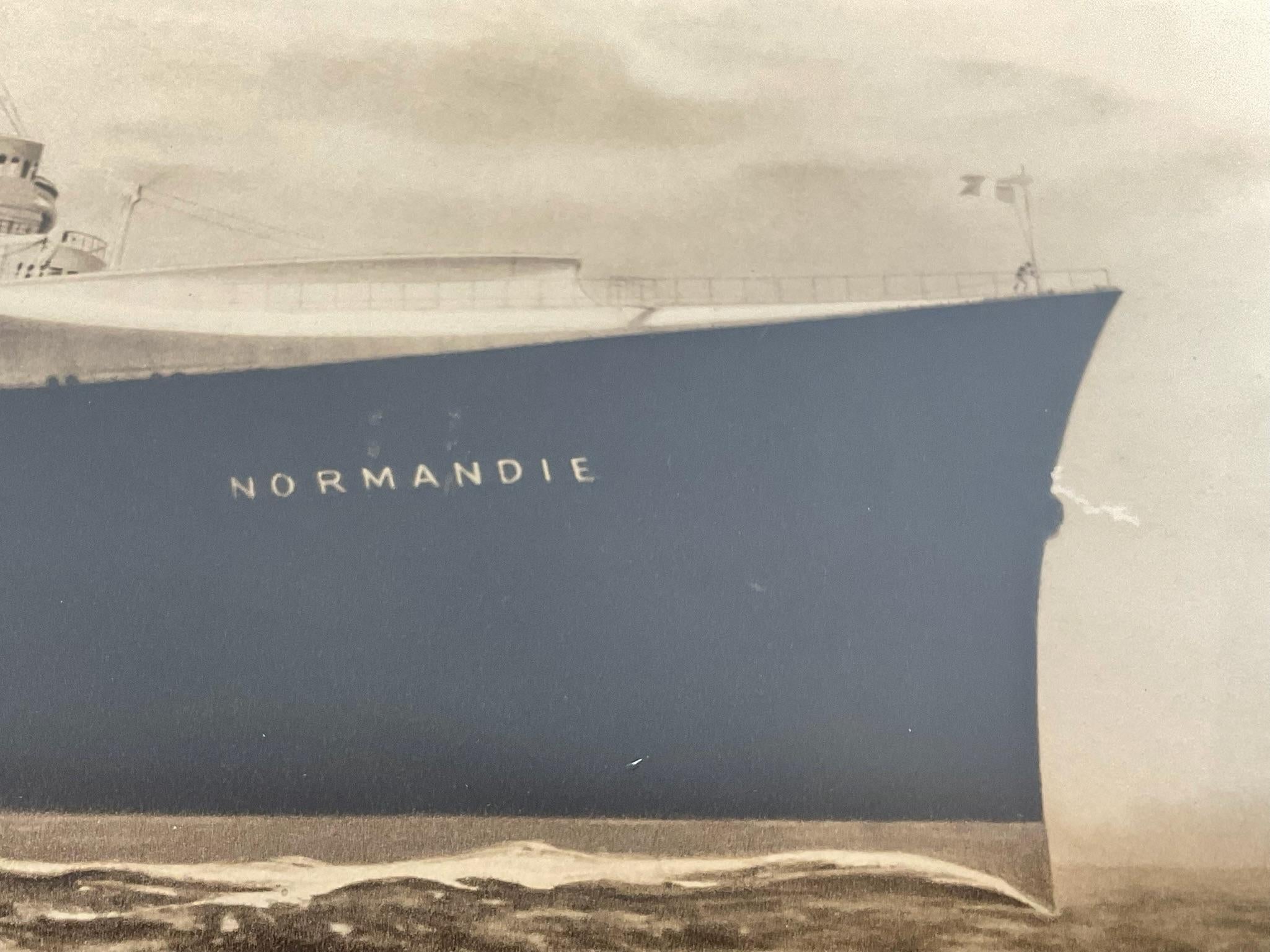 Lithographie en ligne française Normandie SS 1