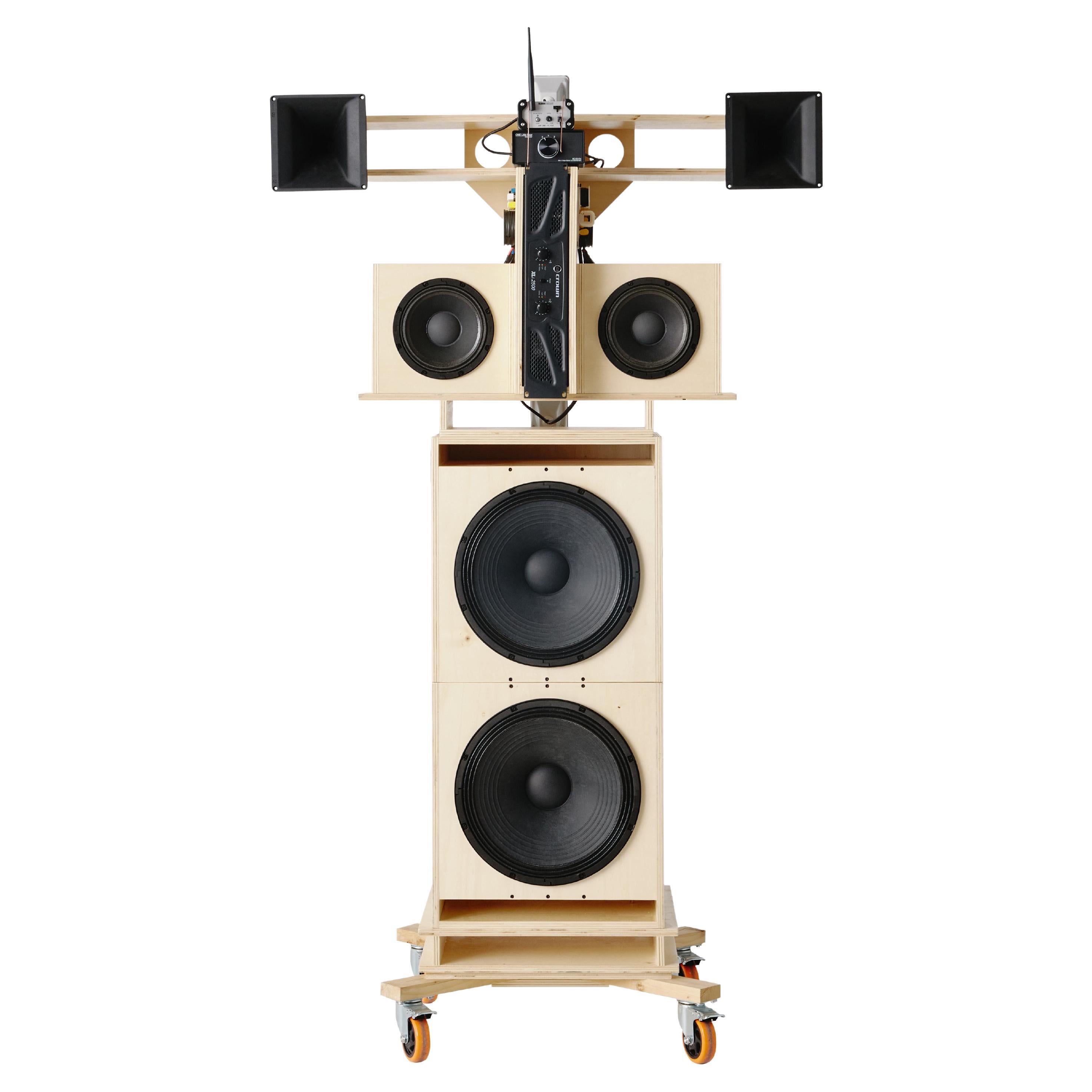 S.S Series, Plywood Loud Speaker 'Sound System 3' by Lucas Muñoz Muñoz For Sale