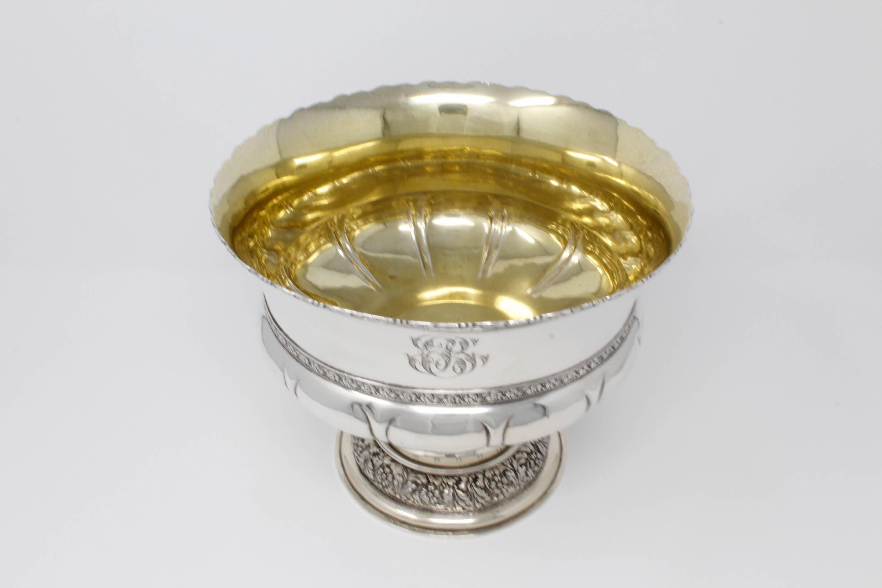 SS Tiffany Pedestal Bowl, c. 1891-1902.

Pattern: 7039.