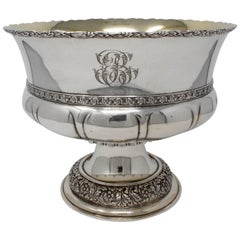 Antique SS Tiffany & Co. Pedestal Bowl, circa 1891-1902