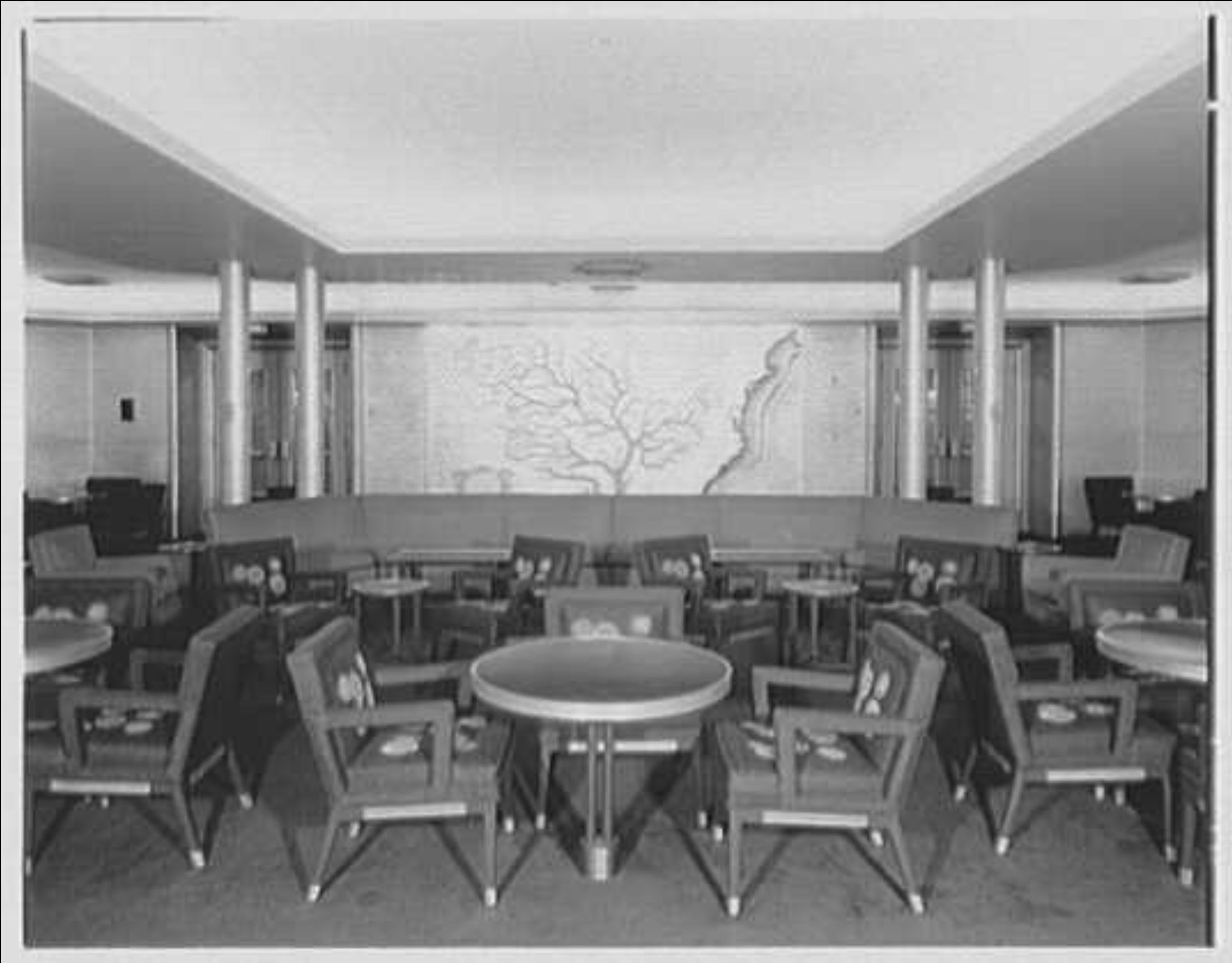 American SS United States Cocktail Table