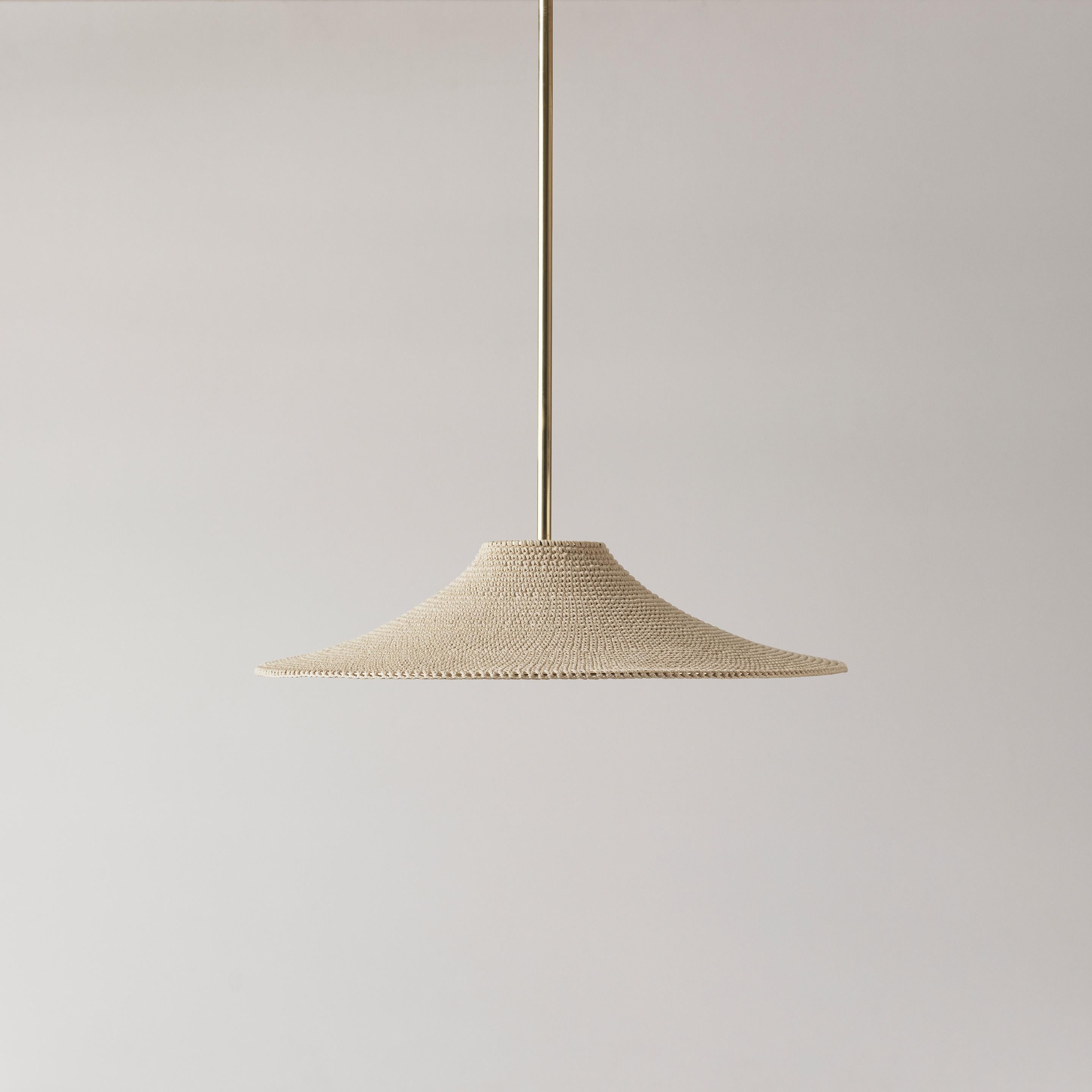 A versatile direct overhead light. In its larger size, Simple Shade 01 makes an elegant centre piece for social spaces. SS01 is perfect suspended low for lighting intimate spaces.

Each Naomi Paul pendant and lighting design is crafted entirely by