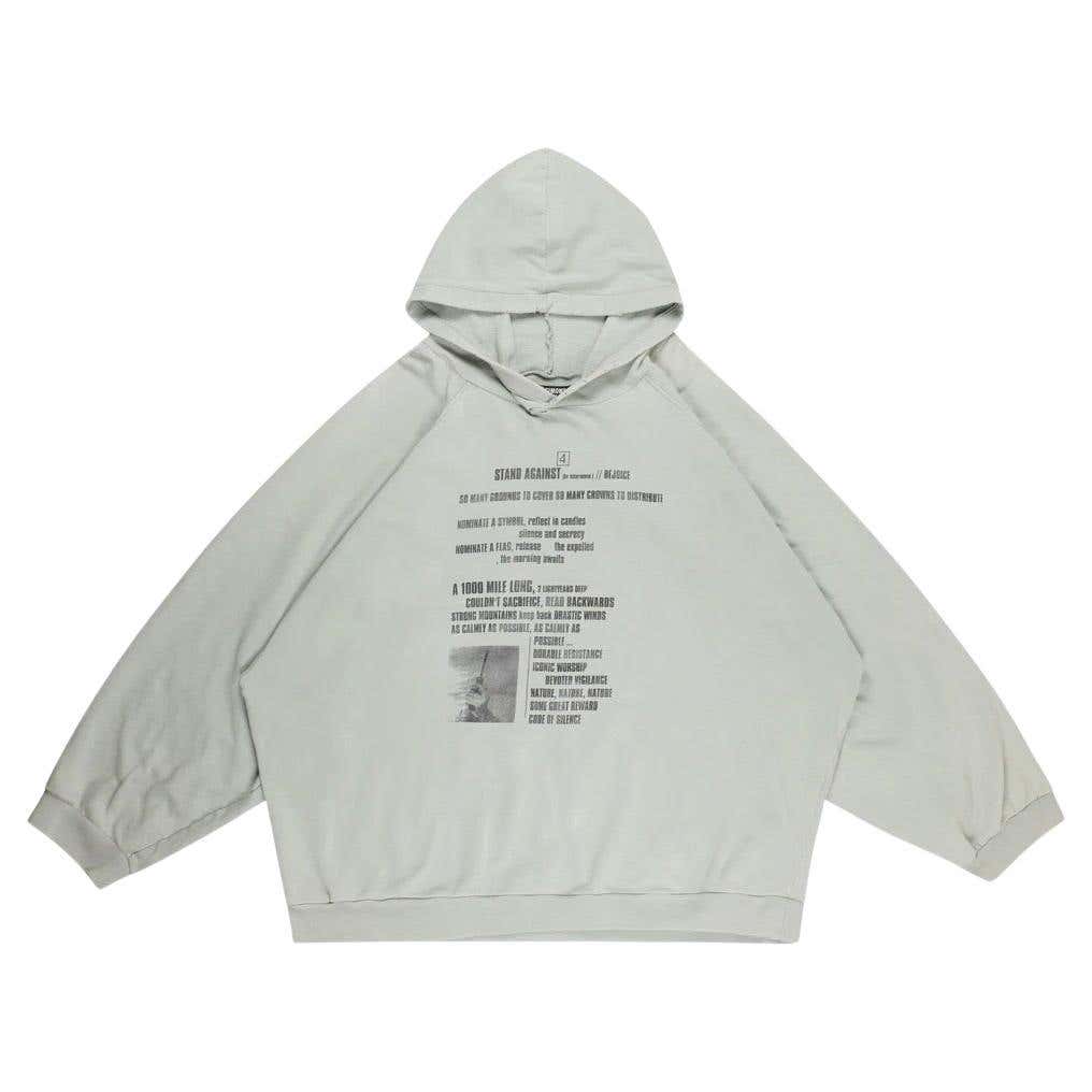 Raf Simons SS02 'Kollaps` Terror Hoodie For Sale at 1stDibs | raf ...