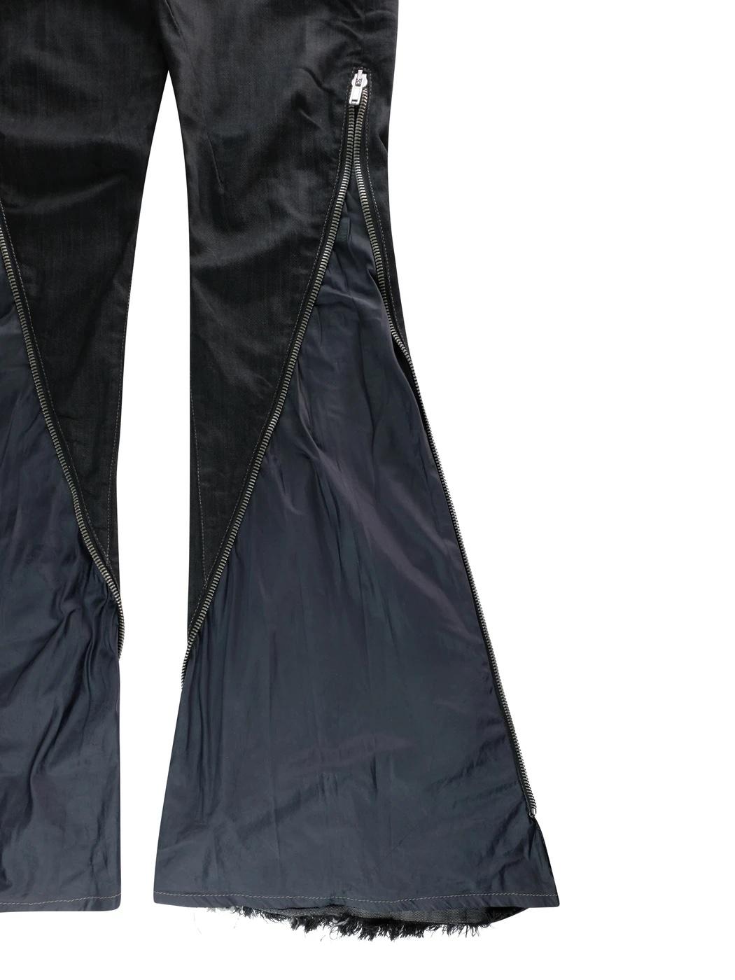 Noir Rick Owens - Robe coupe banane SS09 en vente