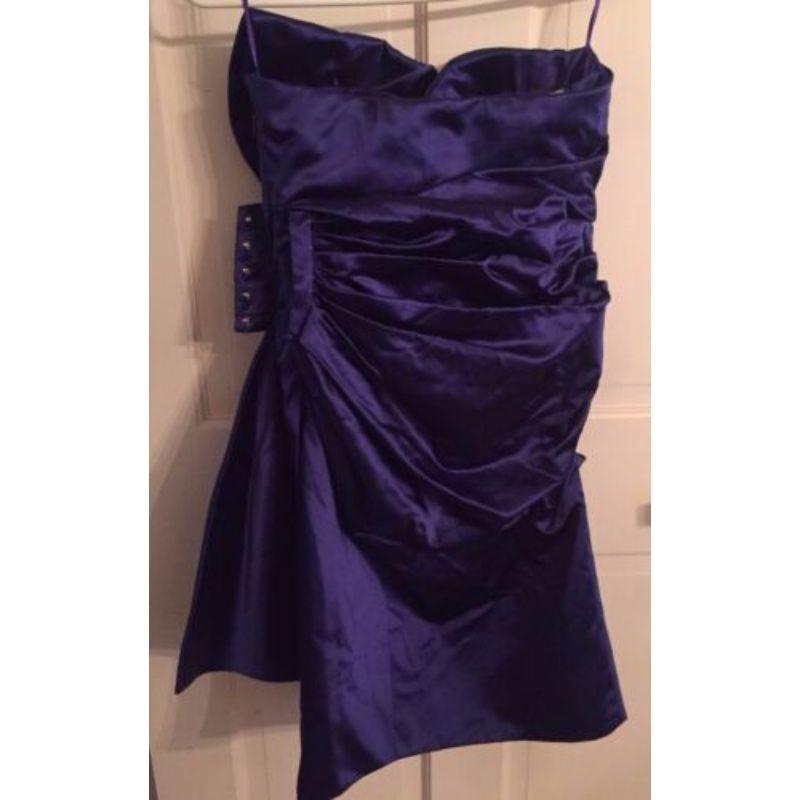 SS15 Moschino Couture Jeremy Scott Barbie Prom Satin Sleeveless Gown 42 IT In New Condition For Sale In Los Angeles, CA