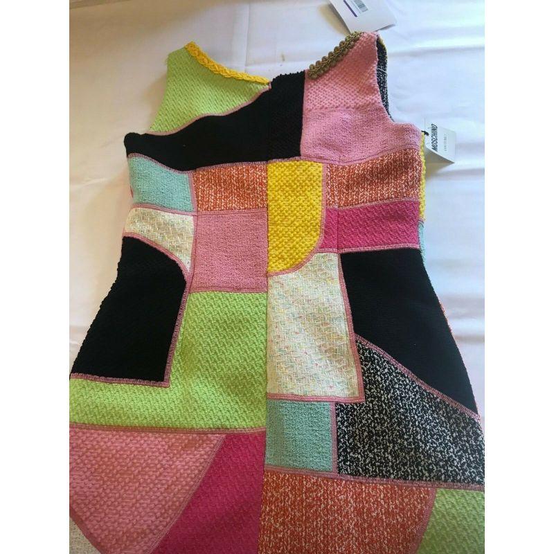 SS16 Moschino Couture Jeremy Scott Patchwork Dress Deadstock Gigi Hadid 1
